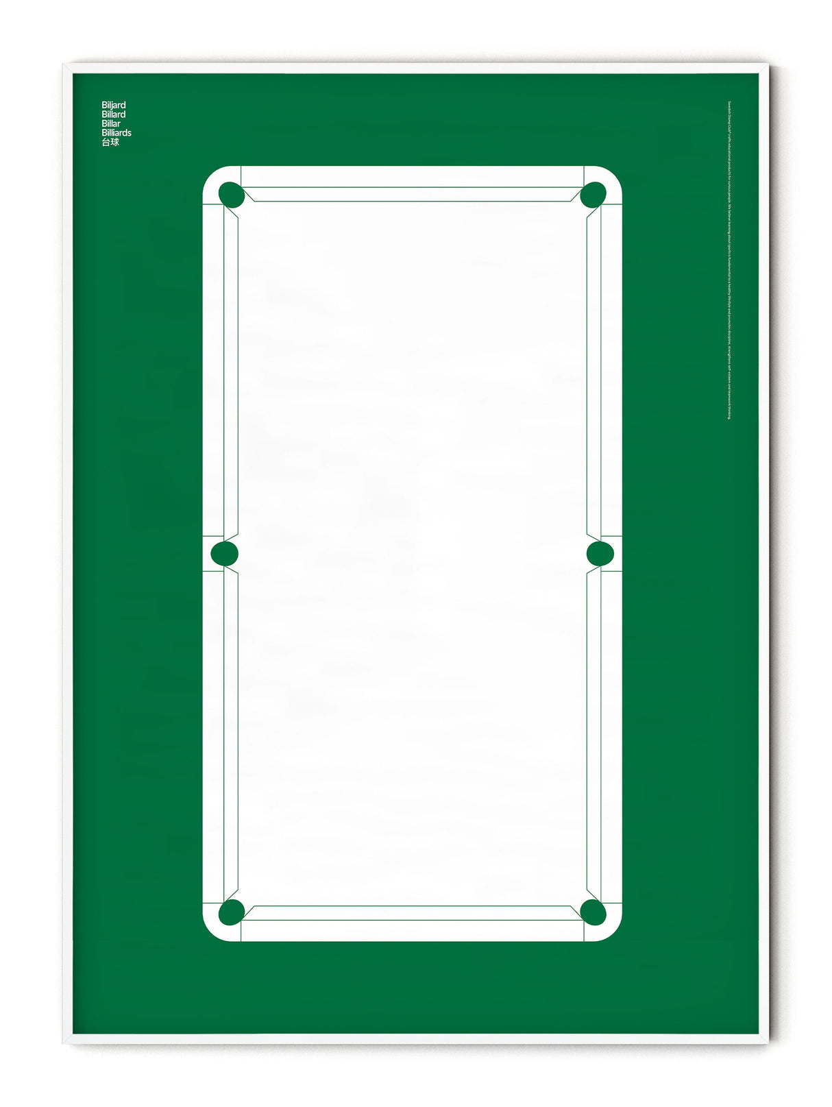 Sport Billiards Poster