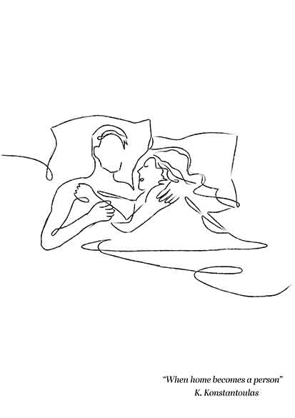 When home comes a person 2 designposter och design tavlor