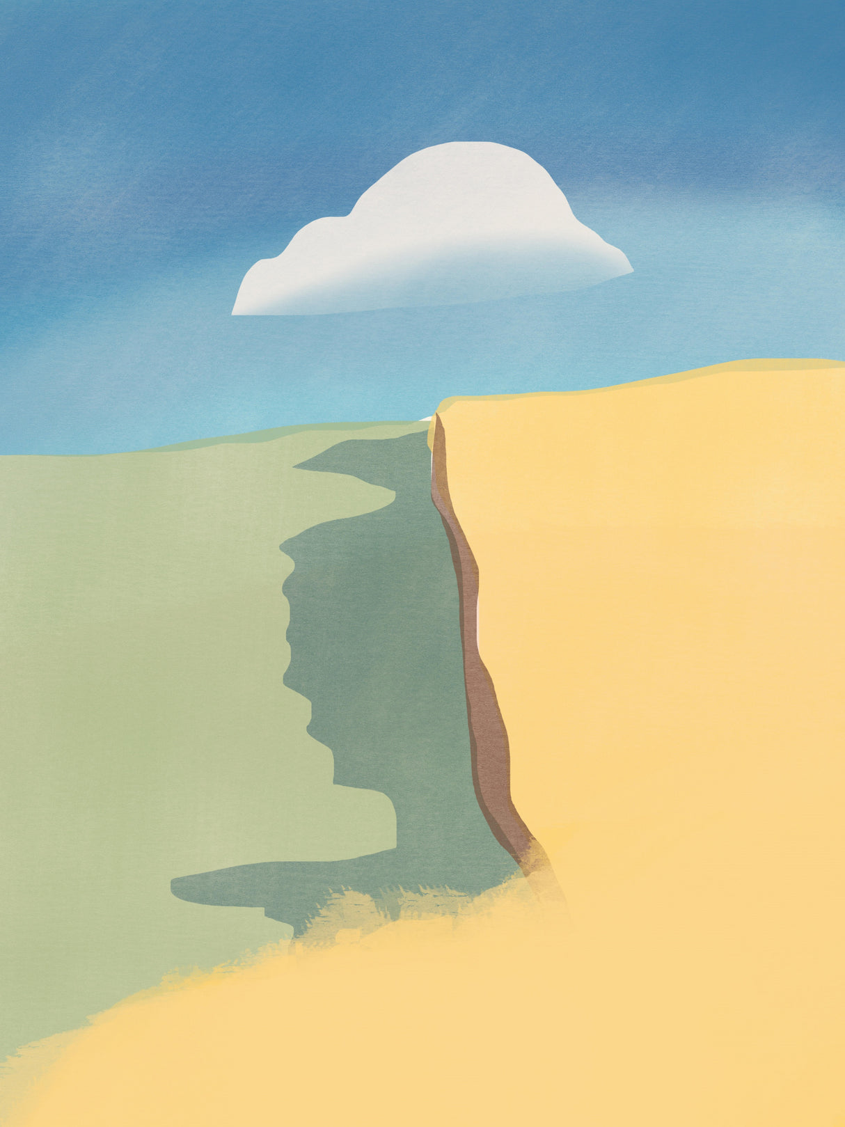Yellow Corn Field Poster och Canvastavla