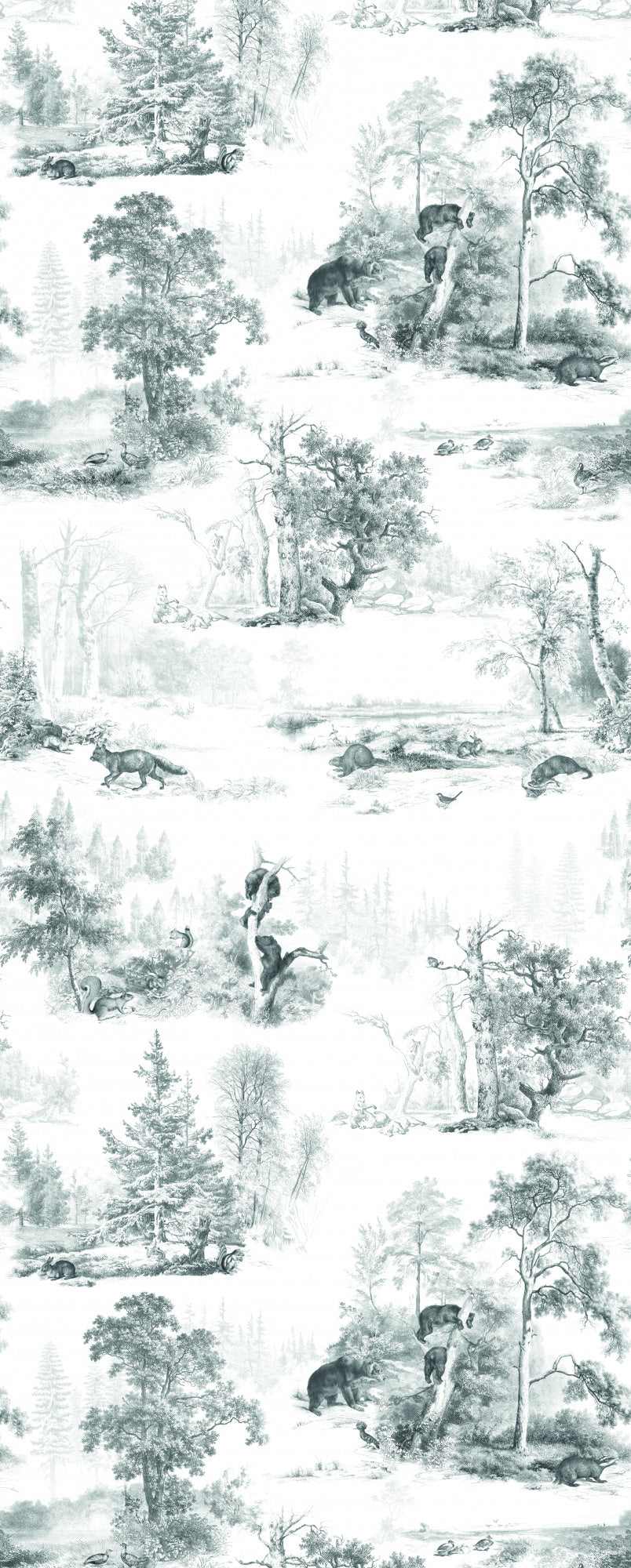 Hl010 Woodlands 1206mm X 3000mm Poster och Canvastavla