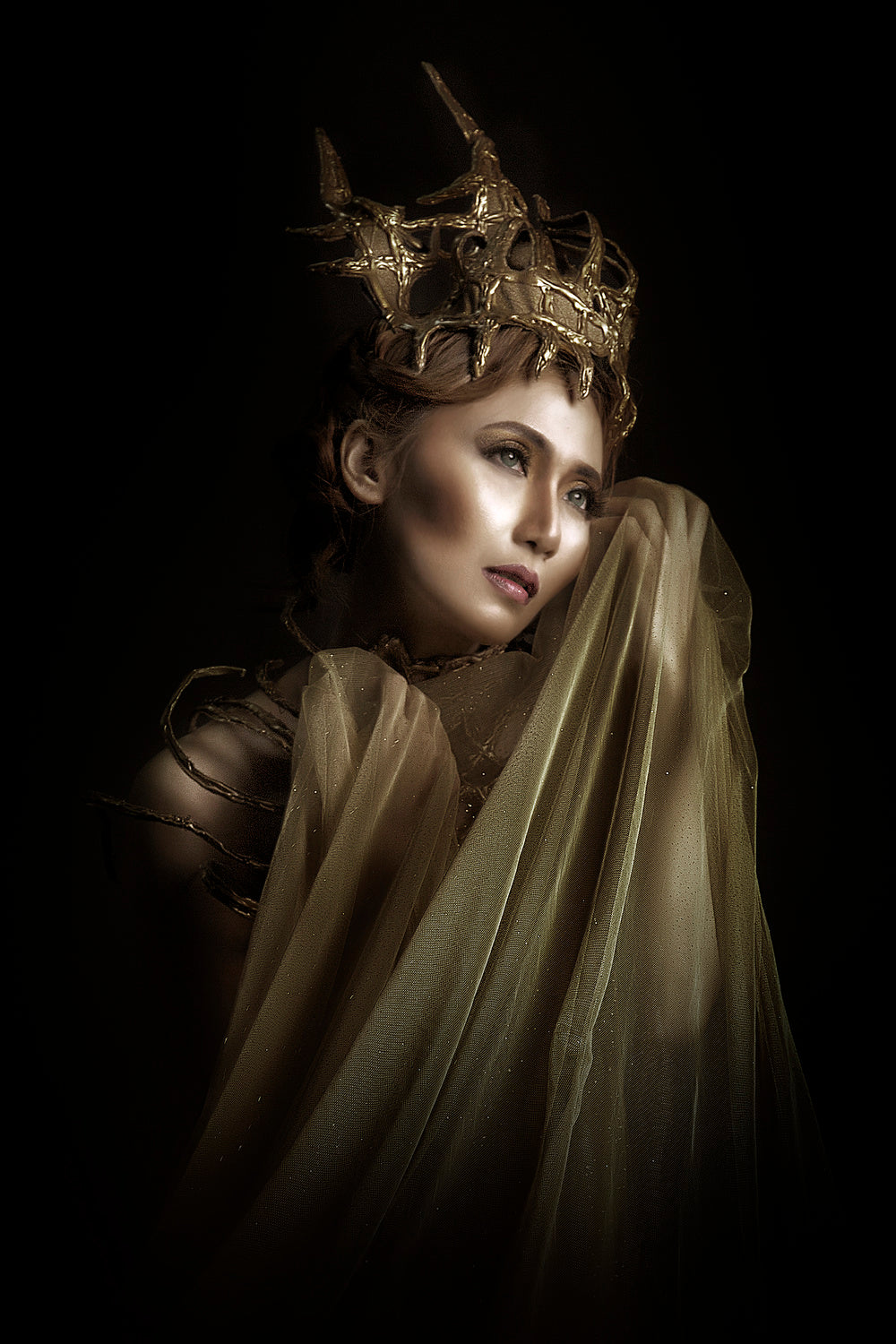 Melancholic Princess Poster och Canvastavla