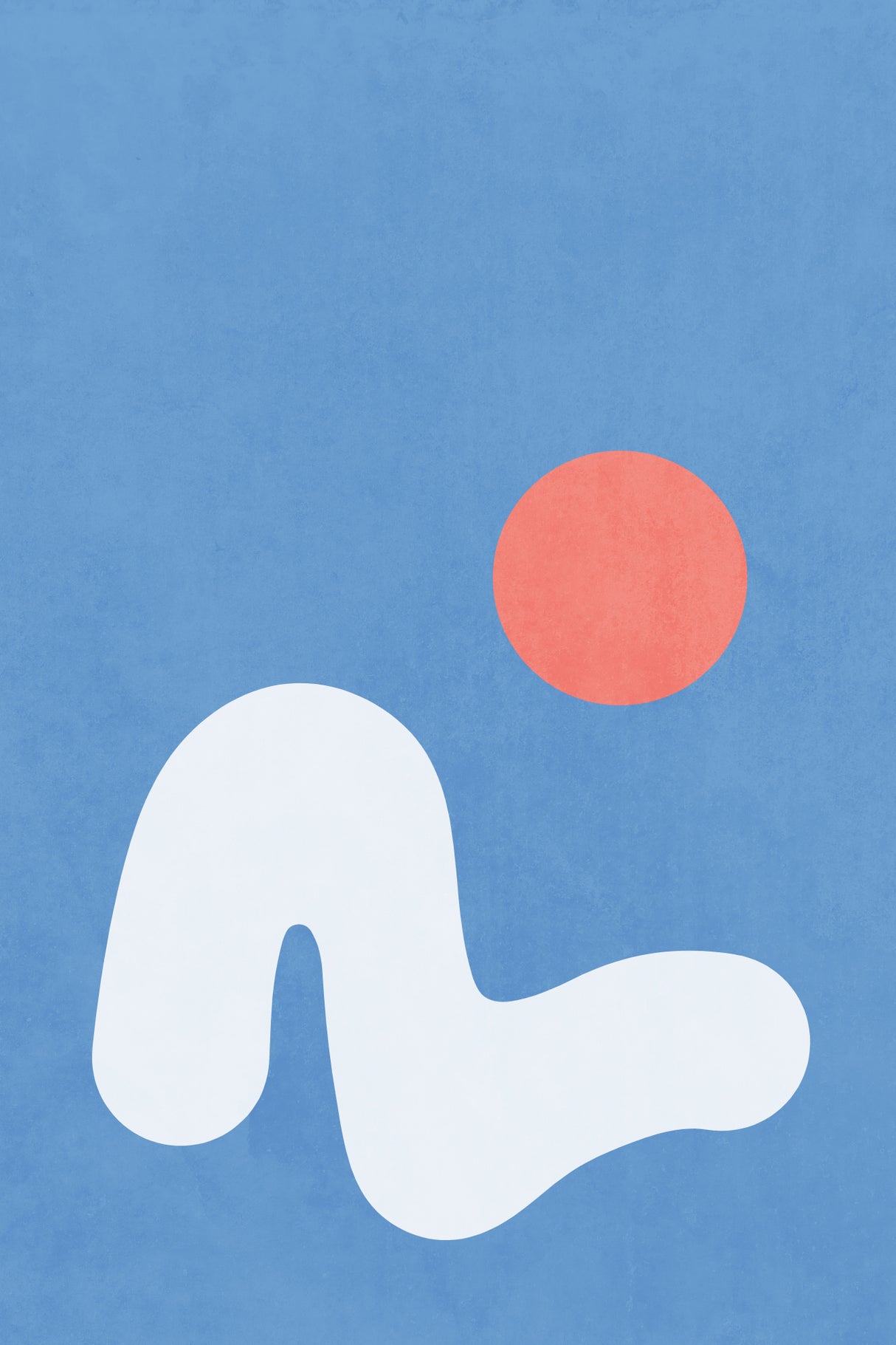 Landscape Shapes 14 Poster och Canvastavla