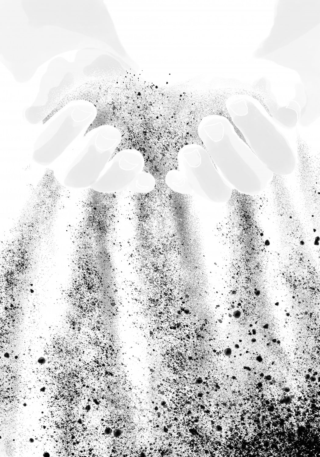 Hands Sand Poster och Canvastavla