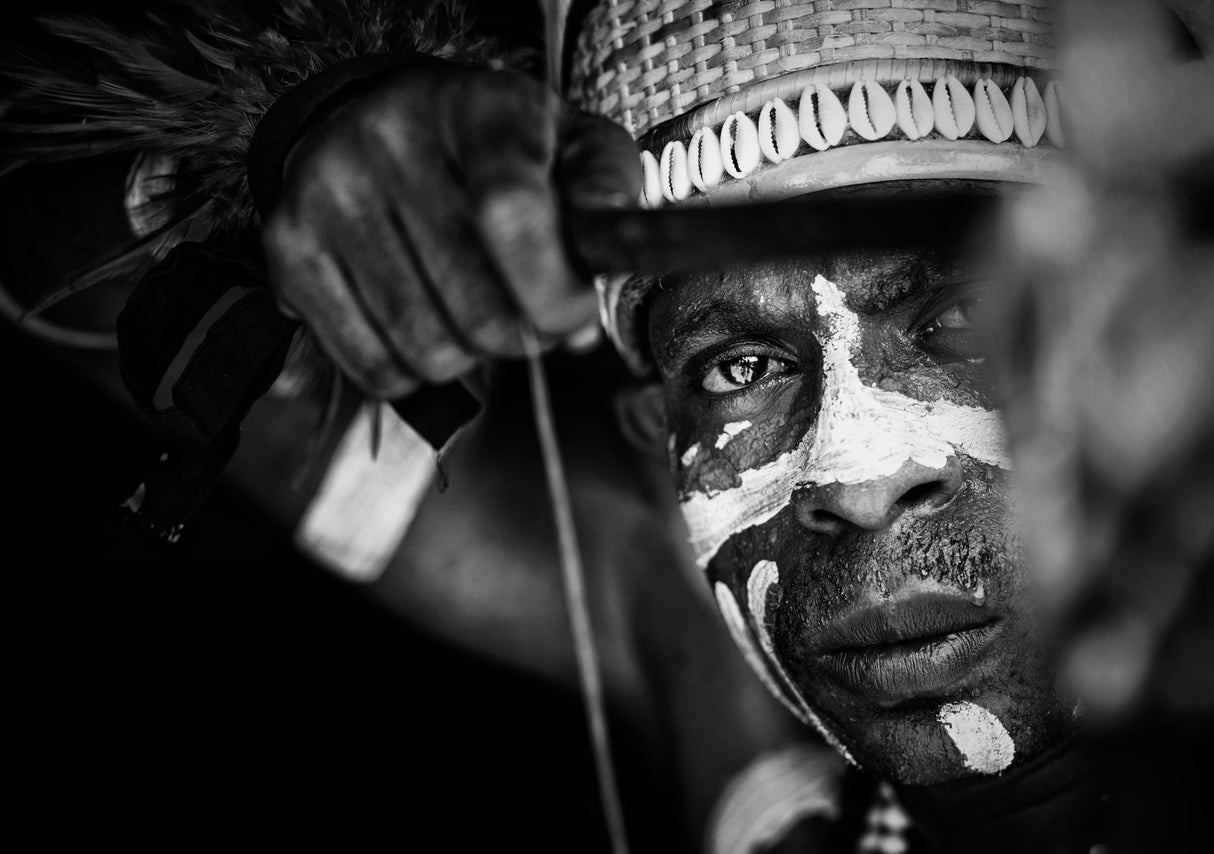 asmat warrior Poster och Canvastavla