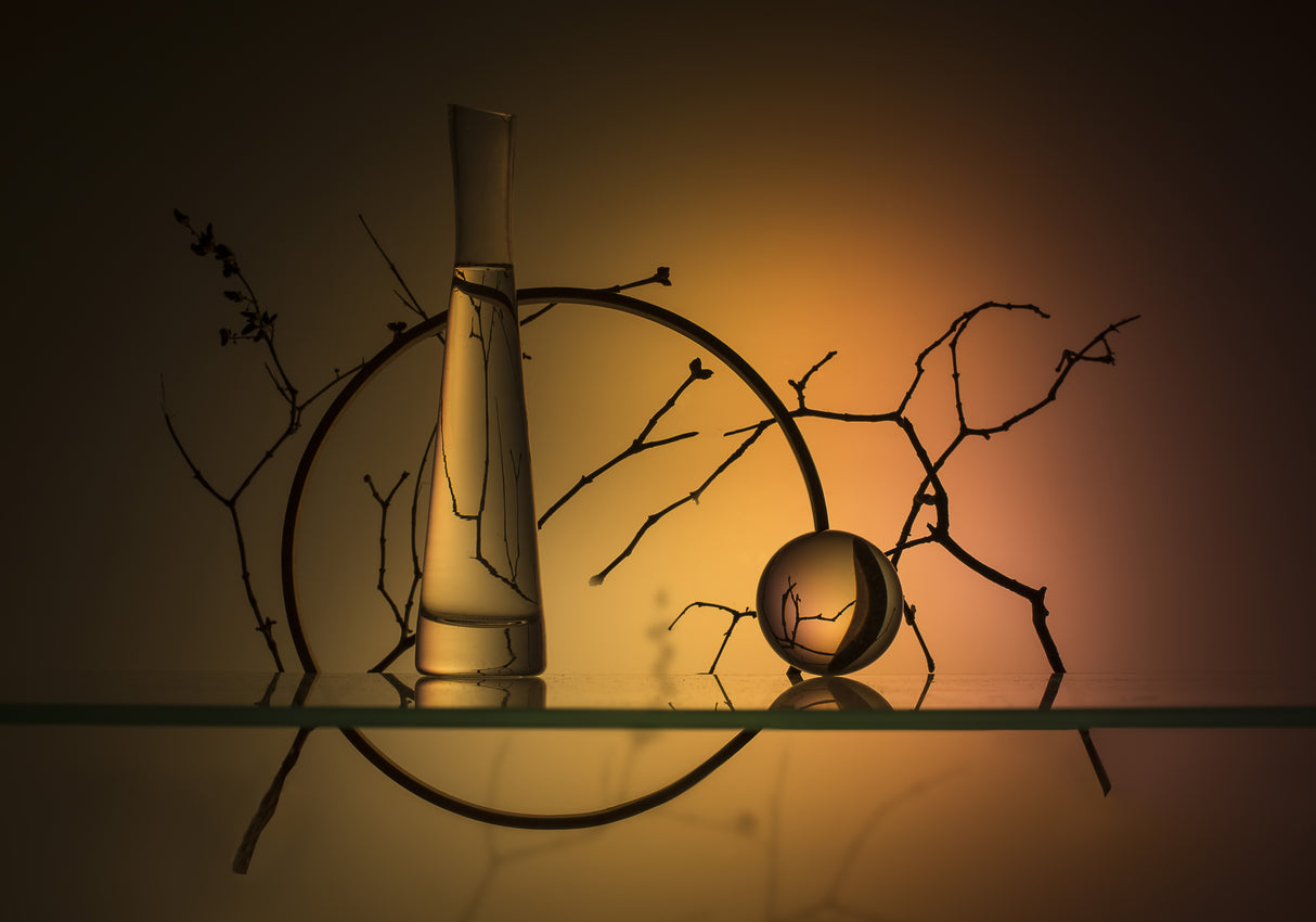 From the series "Experiments with glass" Poster och Canvastavla