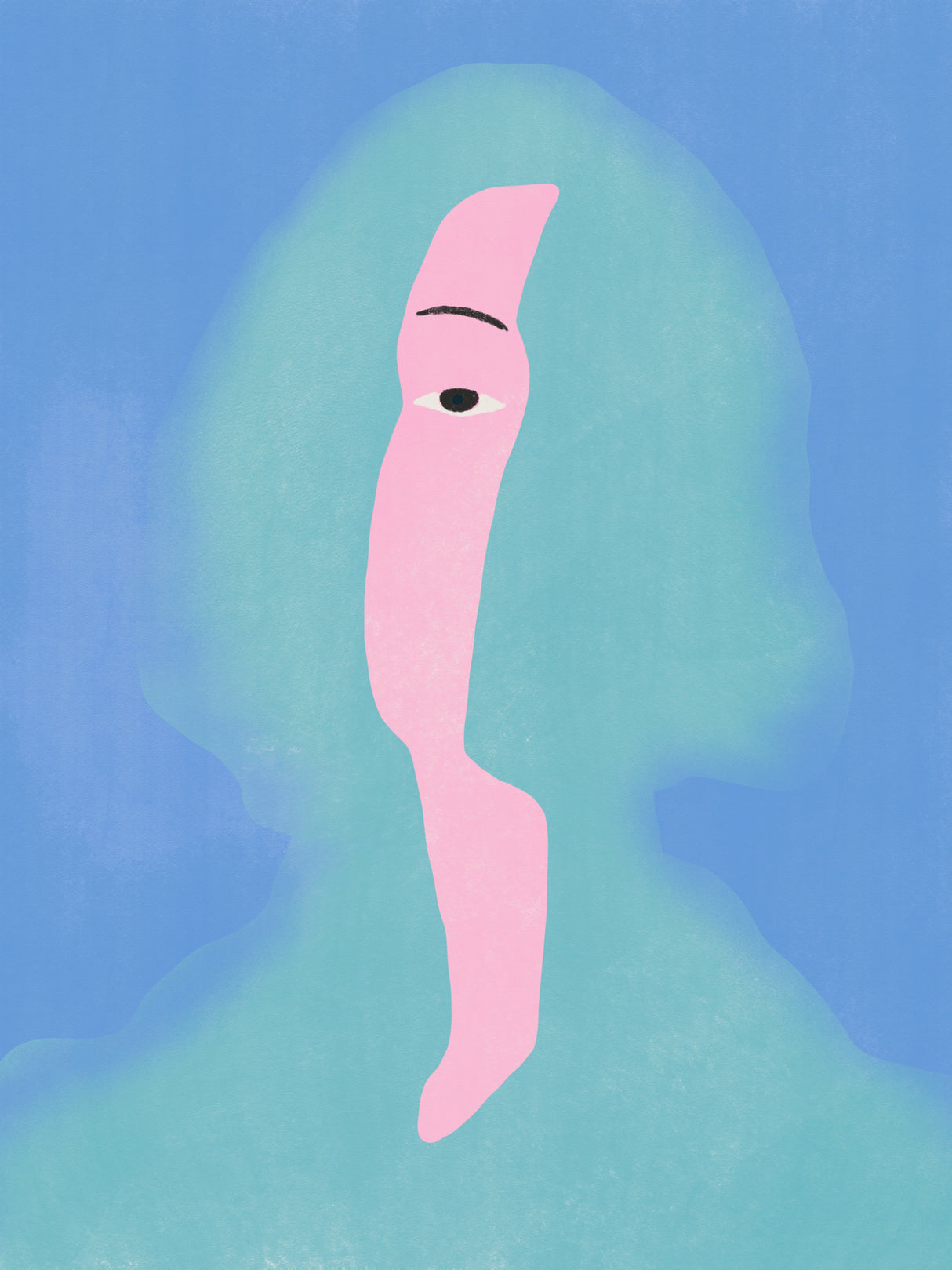 From Within In Pink Poster och Canvastavla