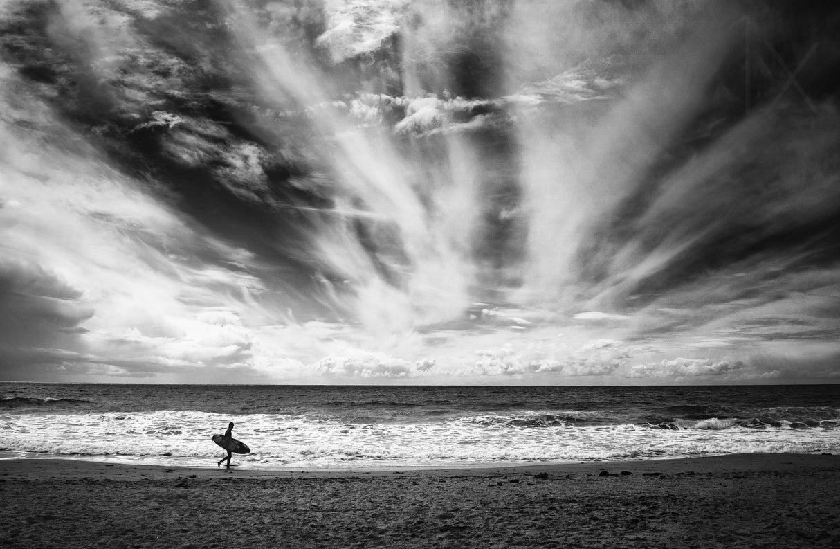 The loneliness of a surfer Poster och Canvastavla
