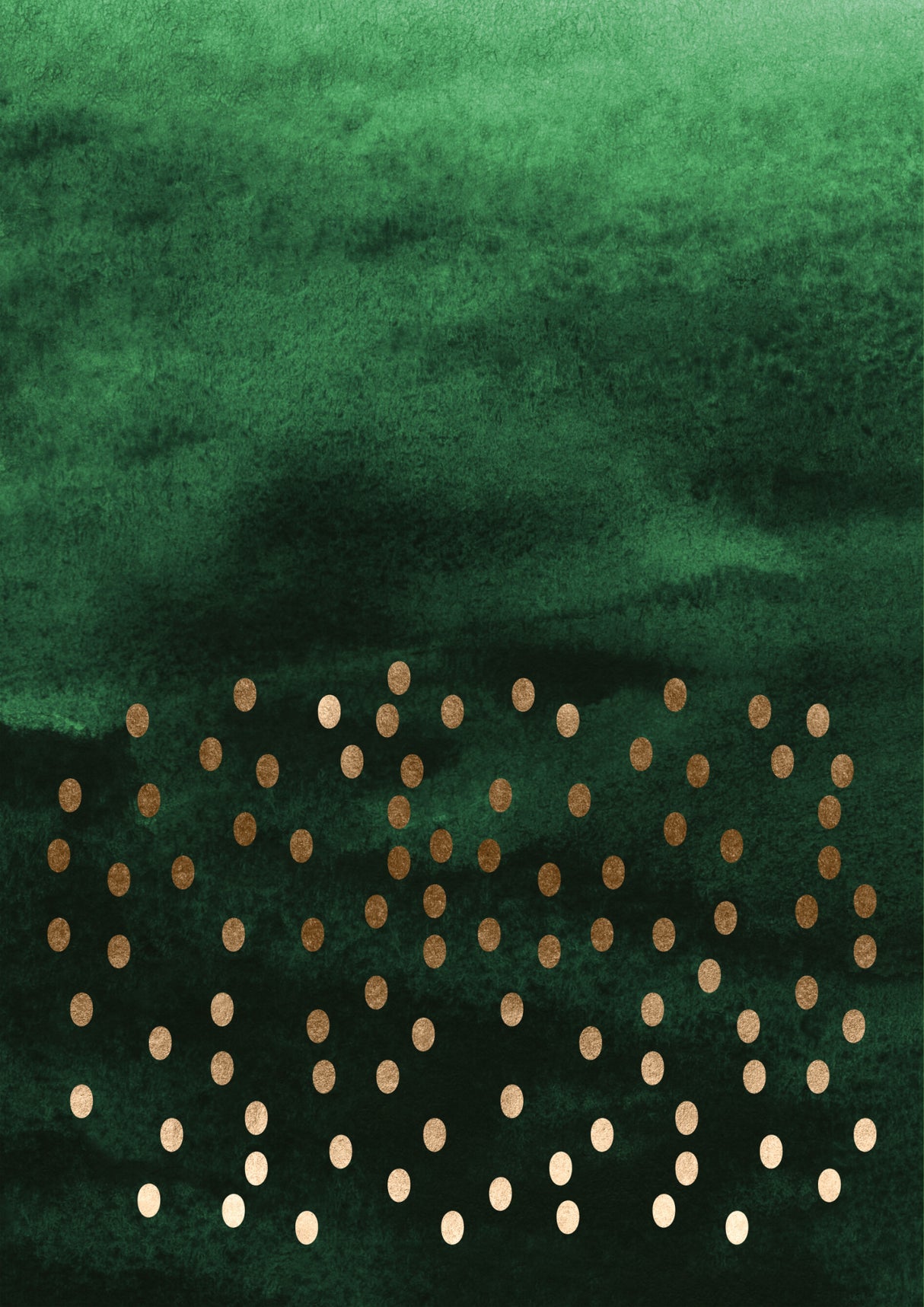Storm In Emerald Poster och Canvastavla