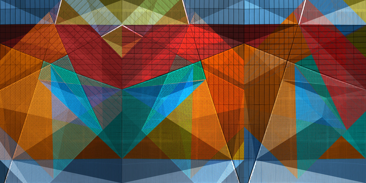 Abstract mural Poster och Canvastavla