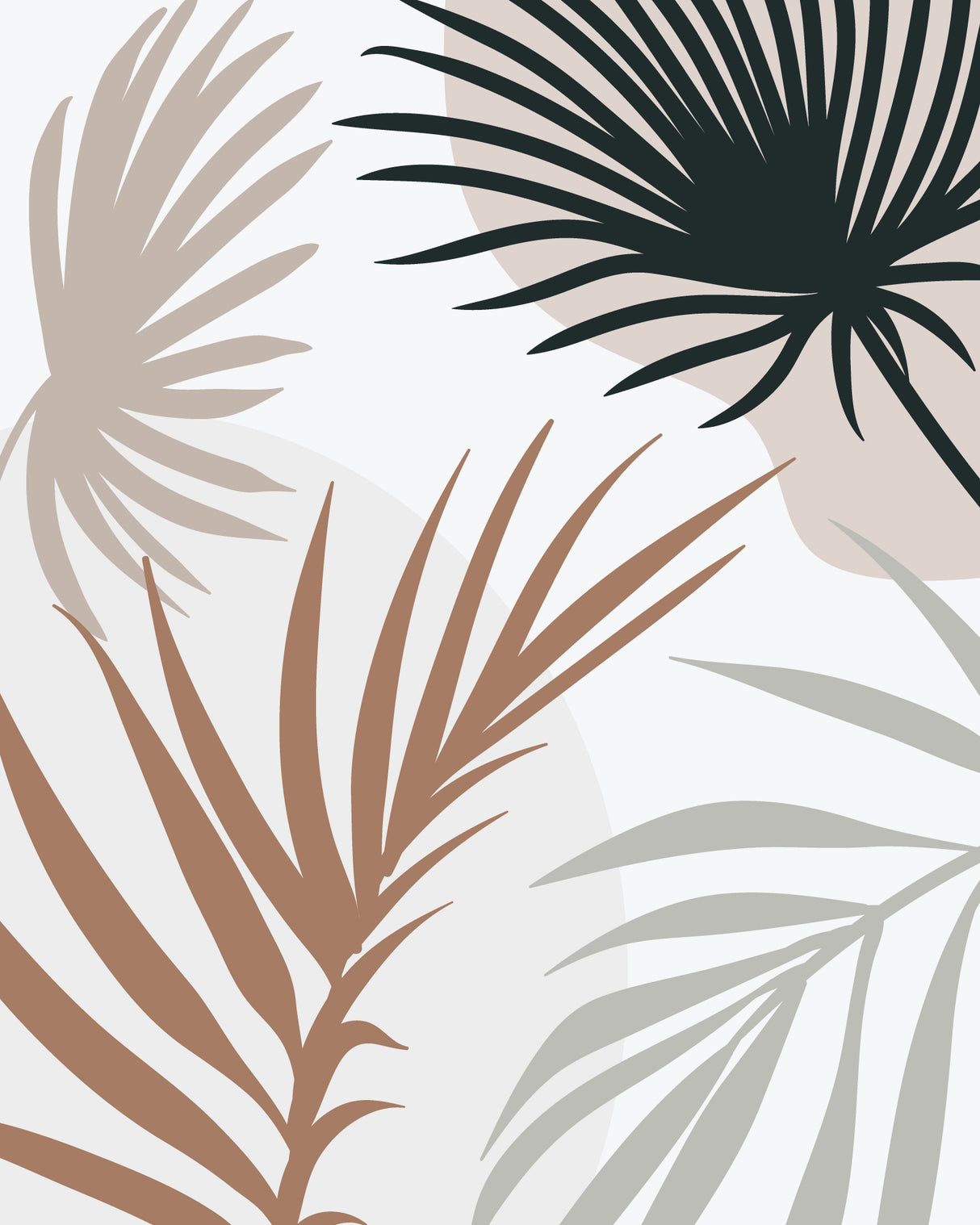 Tropical Leaves No4 Poster och Canvastavla