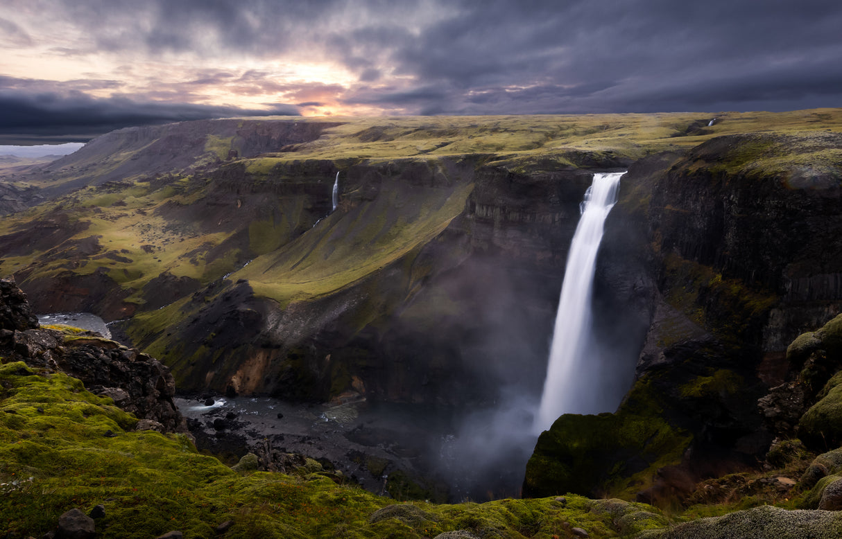 Waterfall Poster och Canvastavla