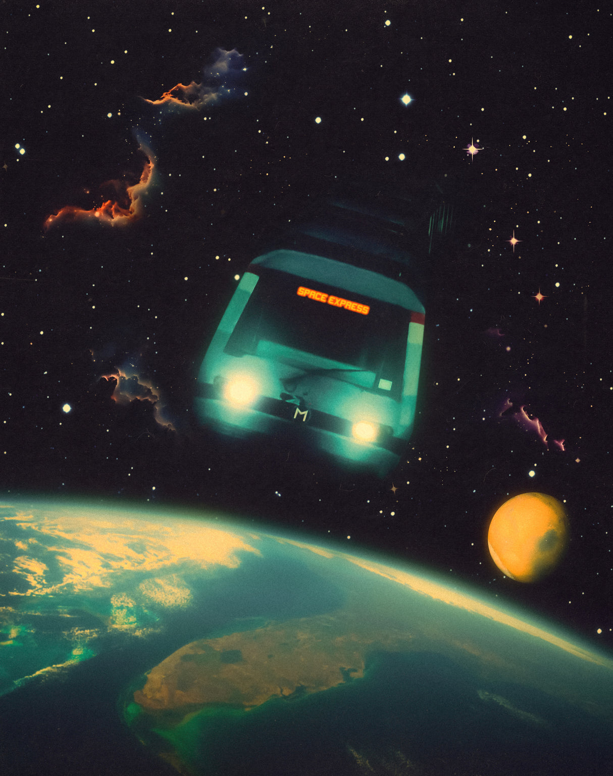 The Space Express Poster och Canvastavla