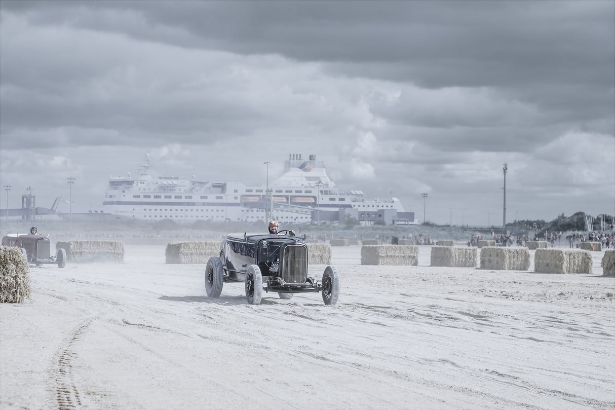 Normandy Beach Race Poster och Canvastavla