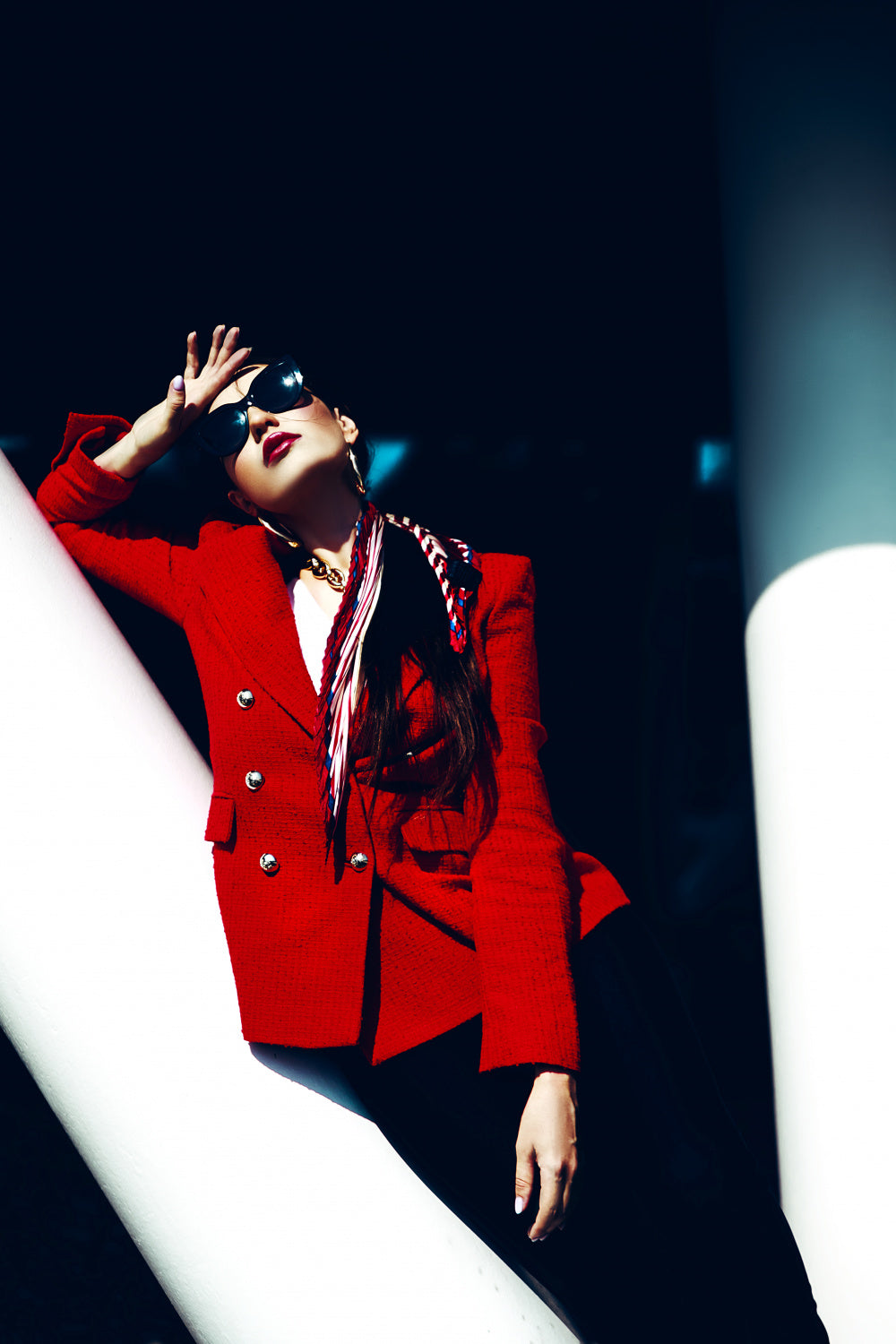 When in doubt wear Red Poster och Canvastavla