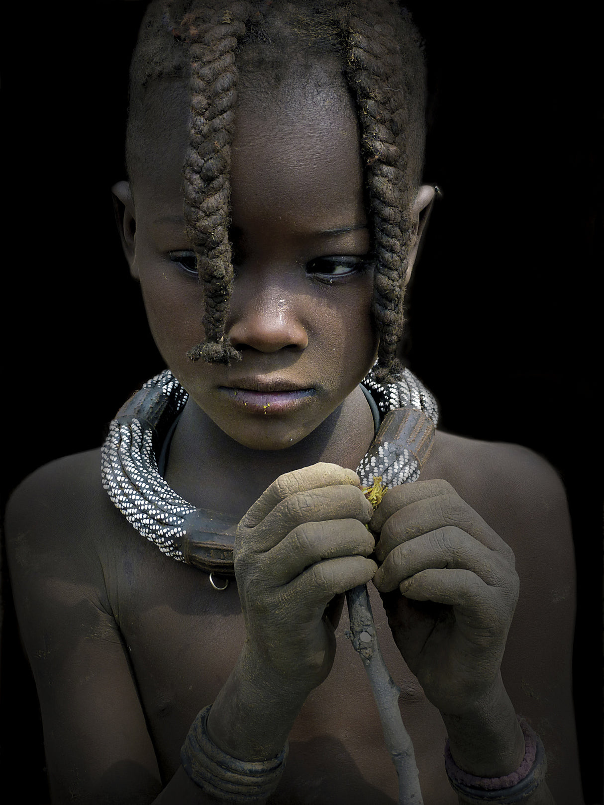 Himba little girl Poster och Canvastavla