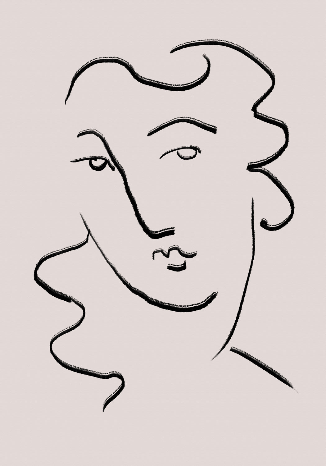 Looking Poster och Canvastavla