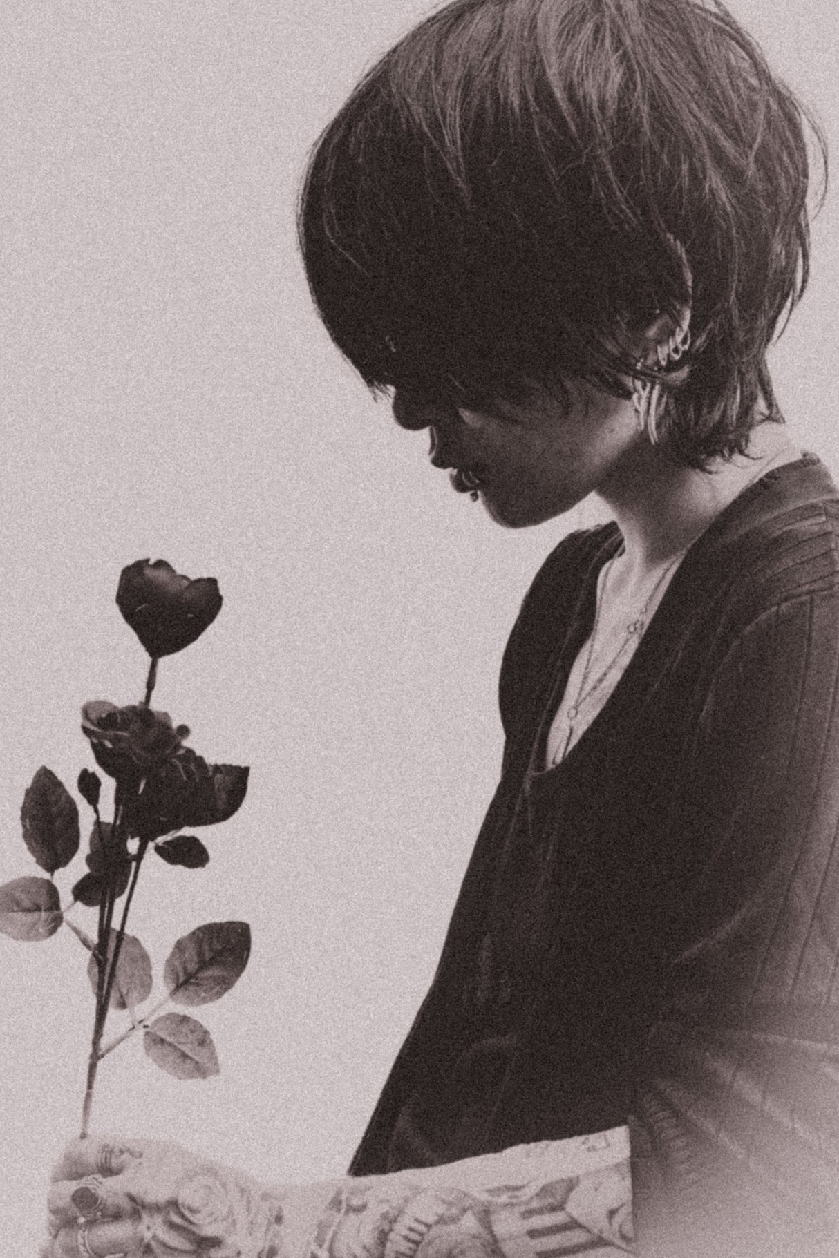 A fall in love with flower Poster och Canvastavla