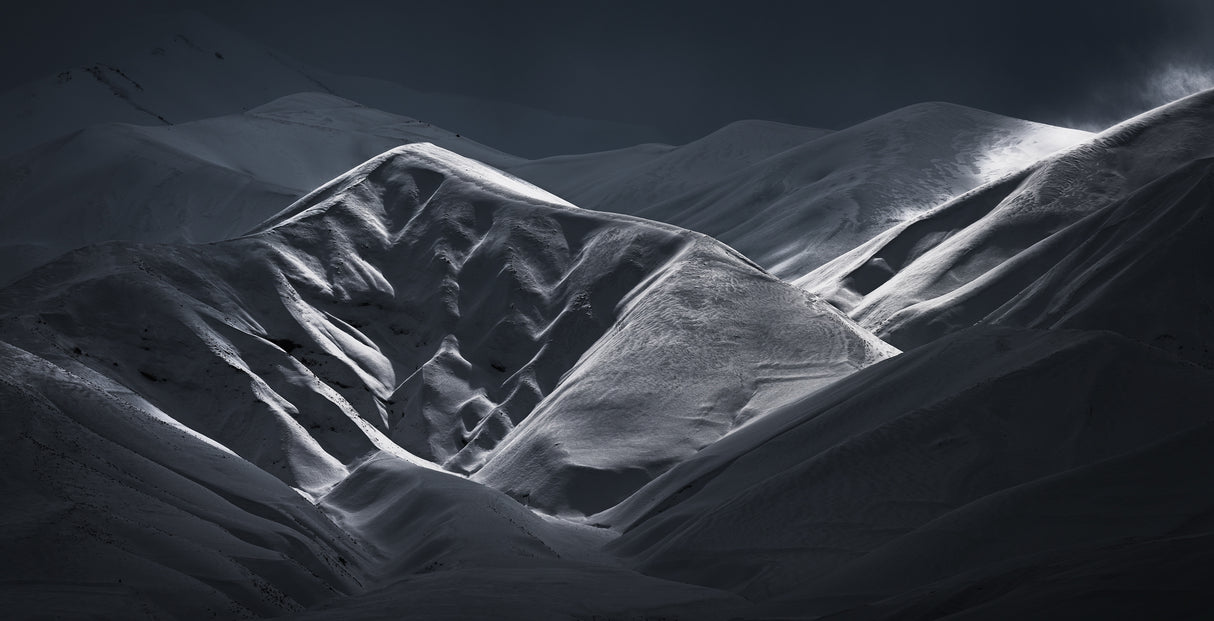 Alborz Mountains in Panoramic View Poster och Canvastavla