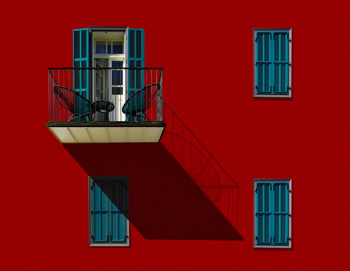 Facade - Neve Zedek, Tel Aviv Poster och Canvastavla