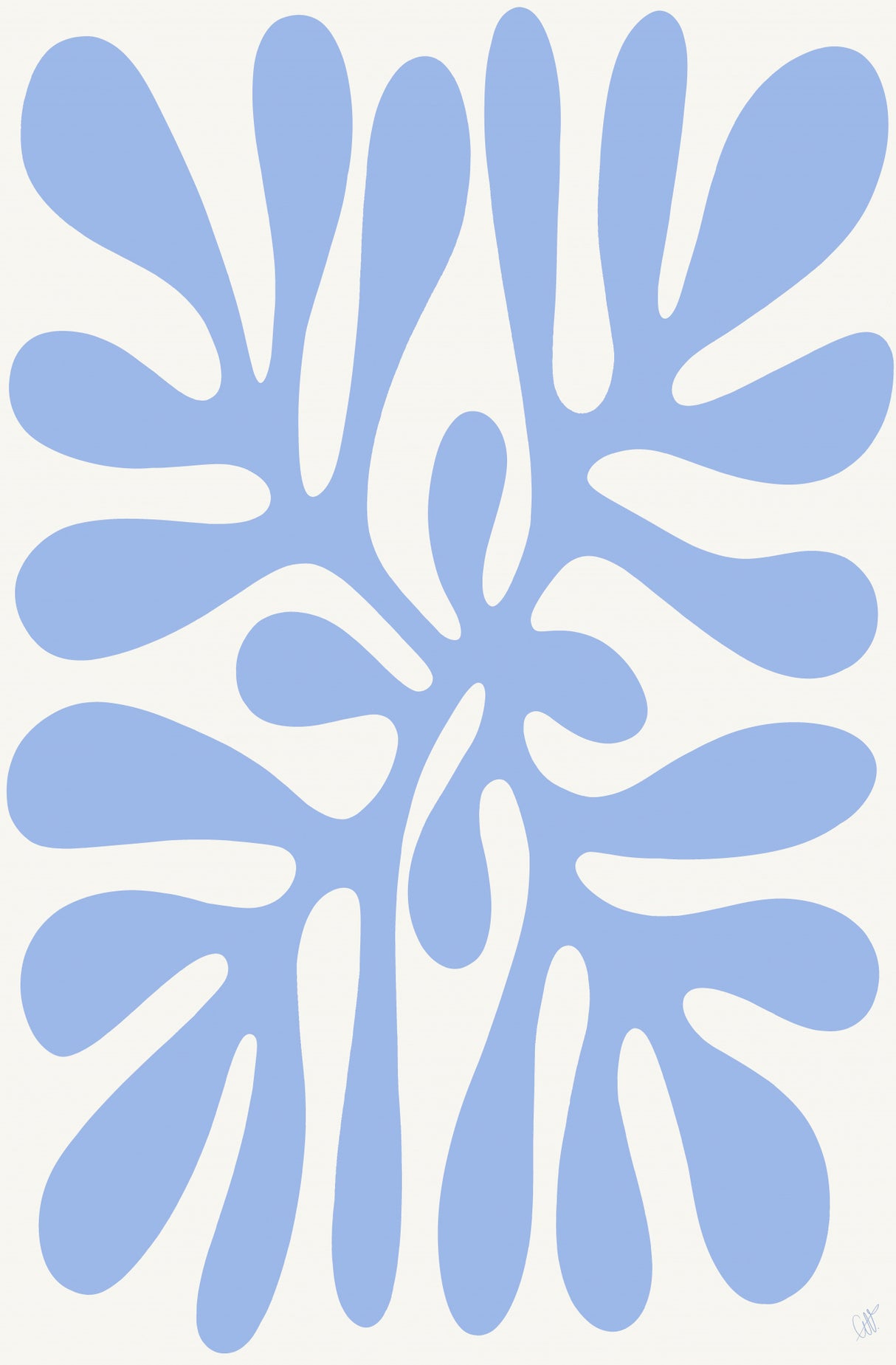 Abstract Leaf Poster och Canvastavla