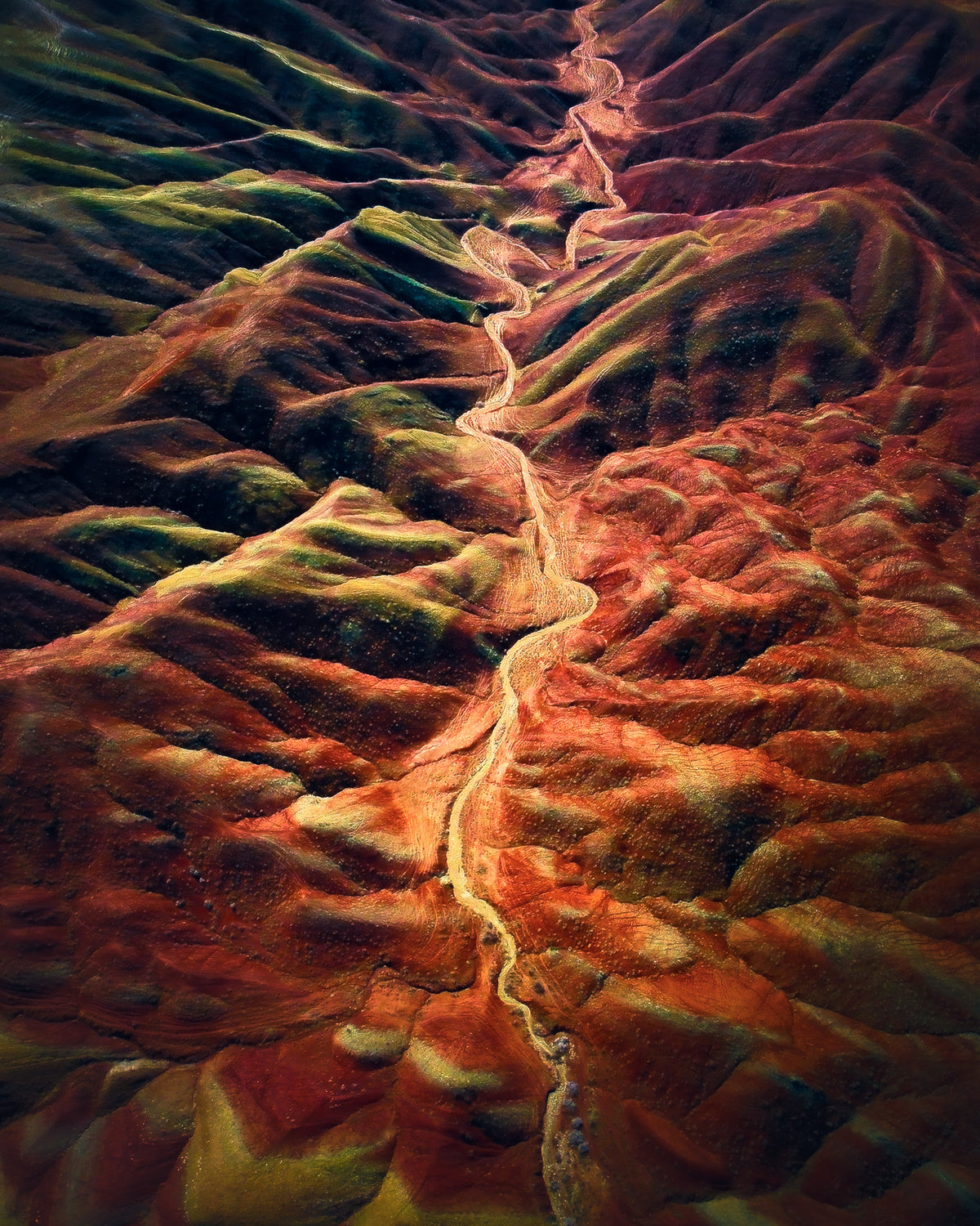 Hills Texture Poster och Canvastavla