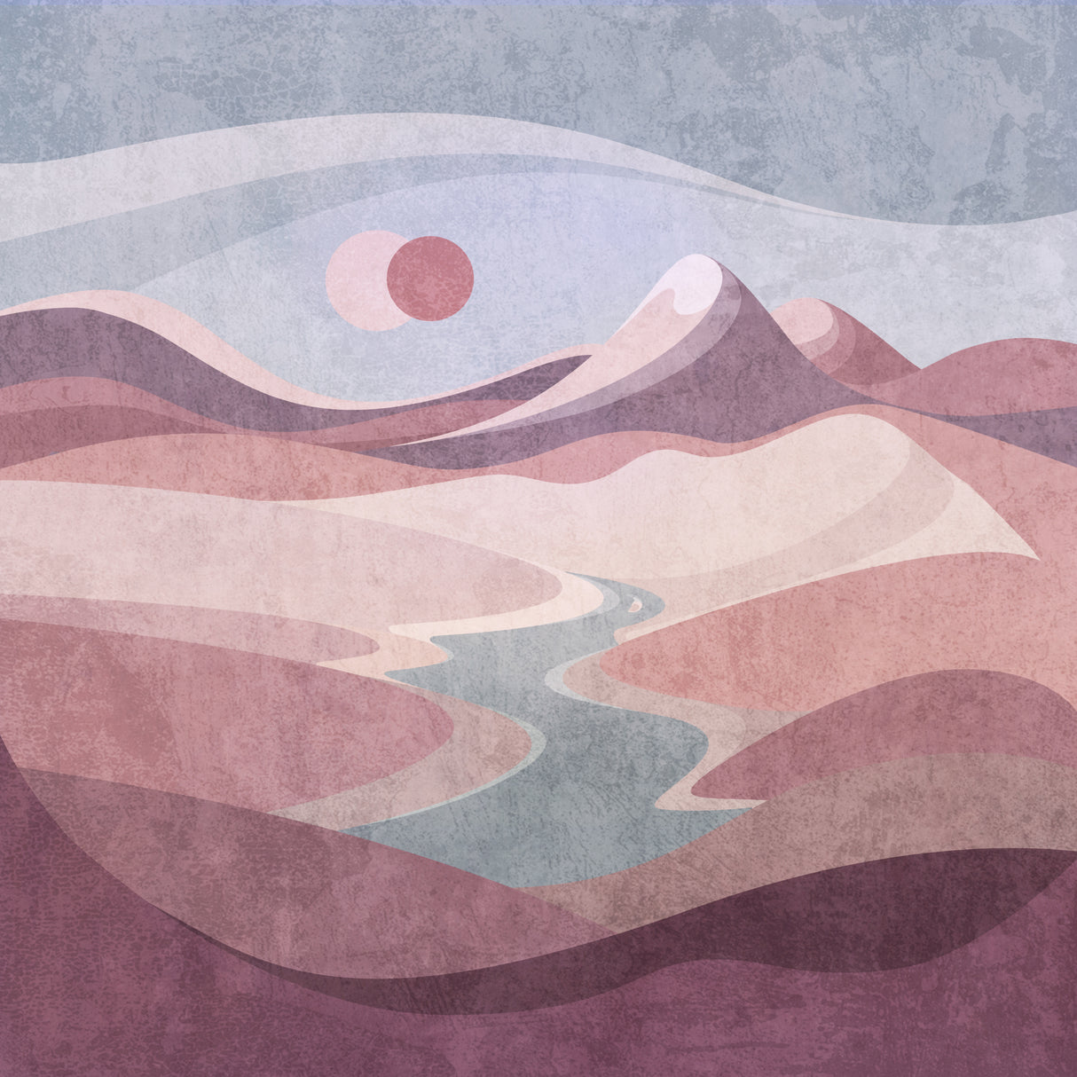 Dune Landscape Poster och Canvastavla