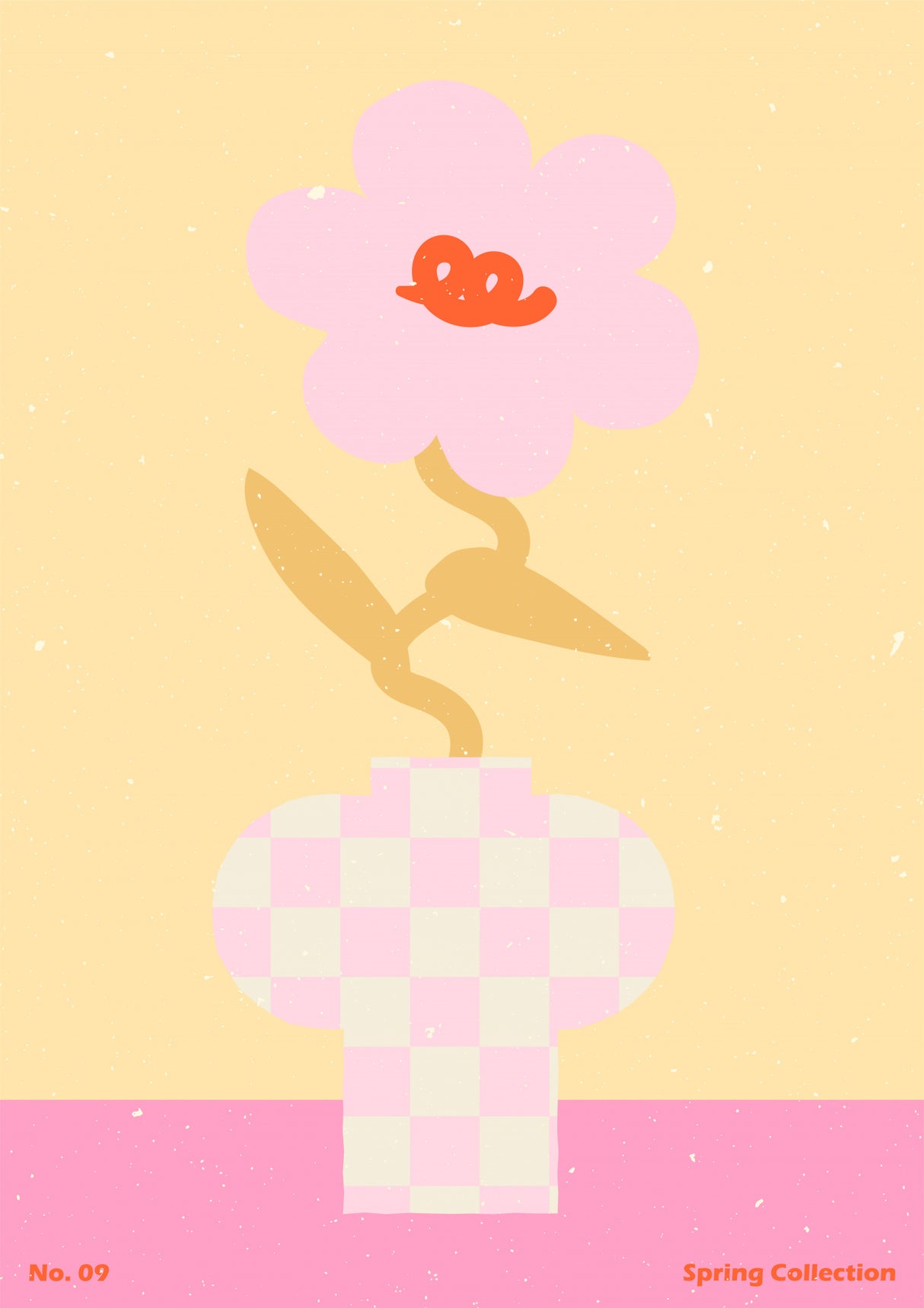 Spring Flower #09 Poster och Canvastavla