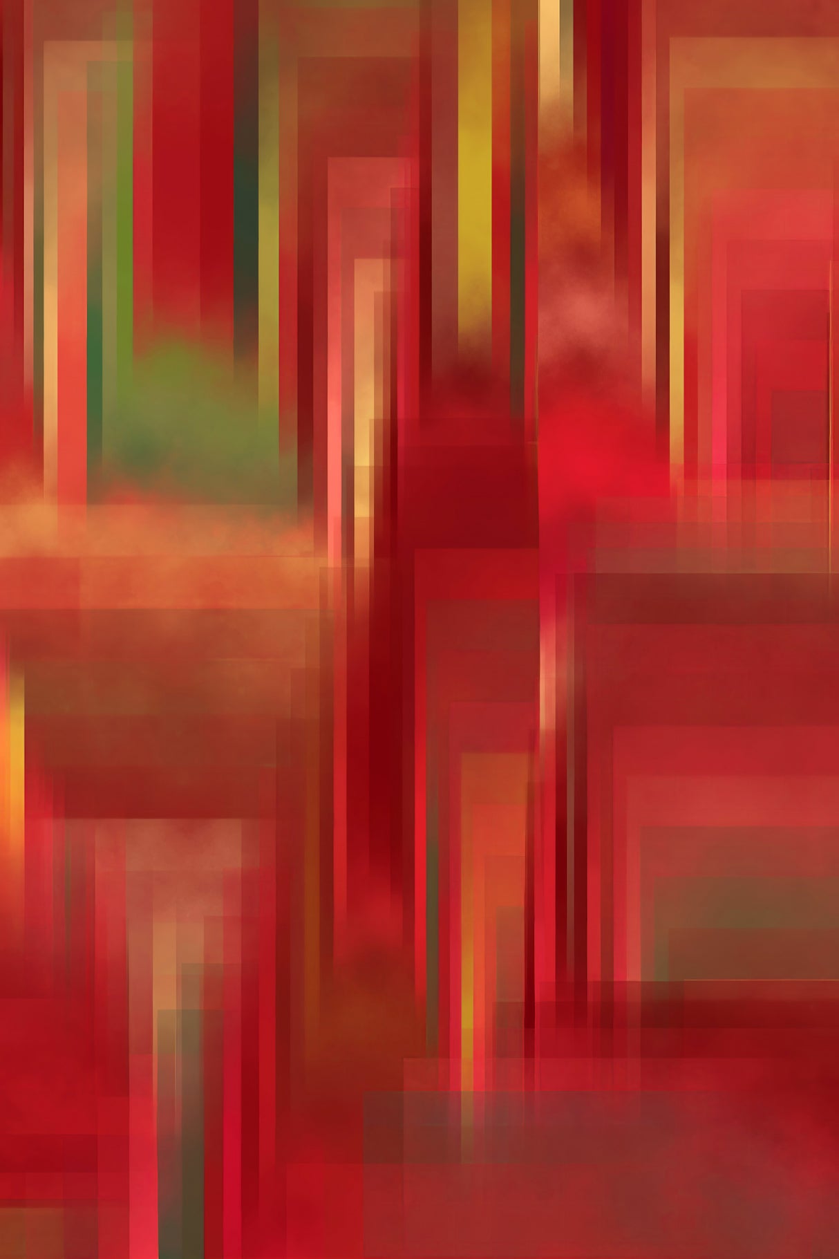 Abstract Geometric Modern Art Poster och Canvastavla