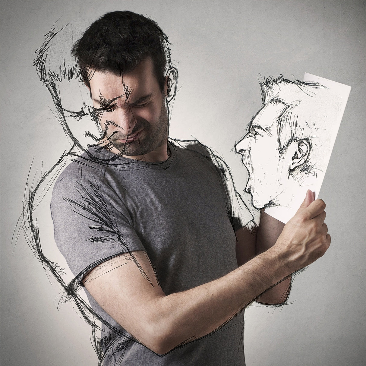 Angry Sketch Poster och Canvastavla