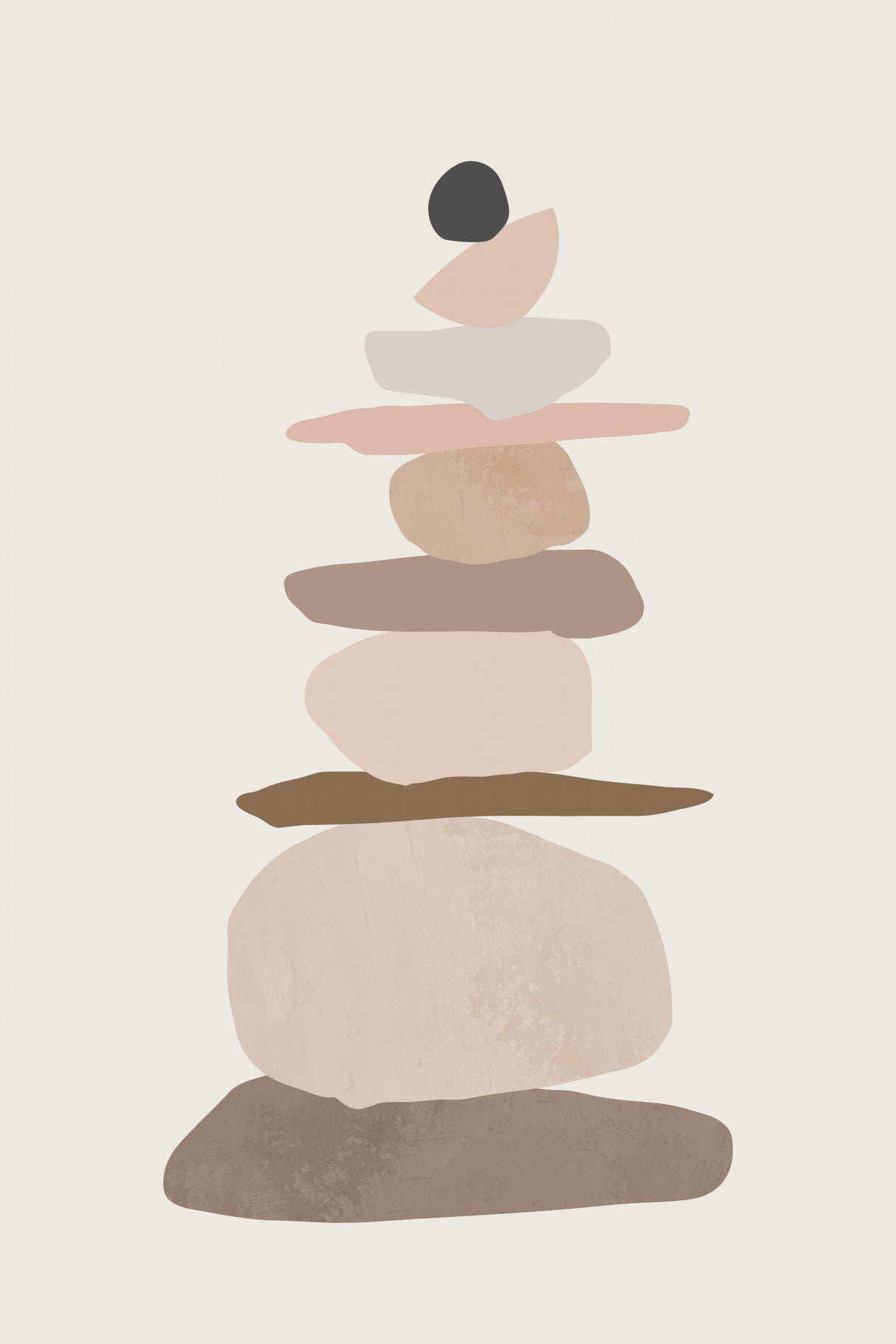 Rock balancing Art Poster och Canvastavla