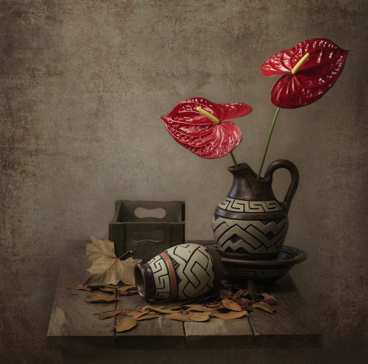 The red solitude Poster och Canvastavla