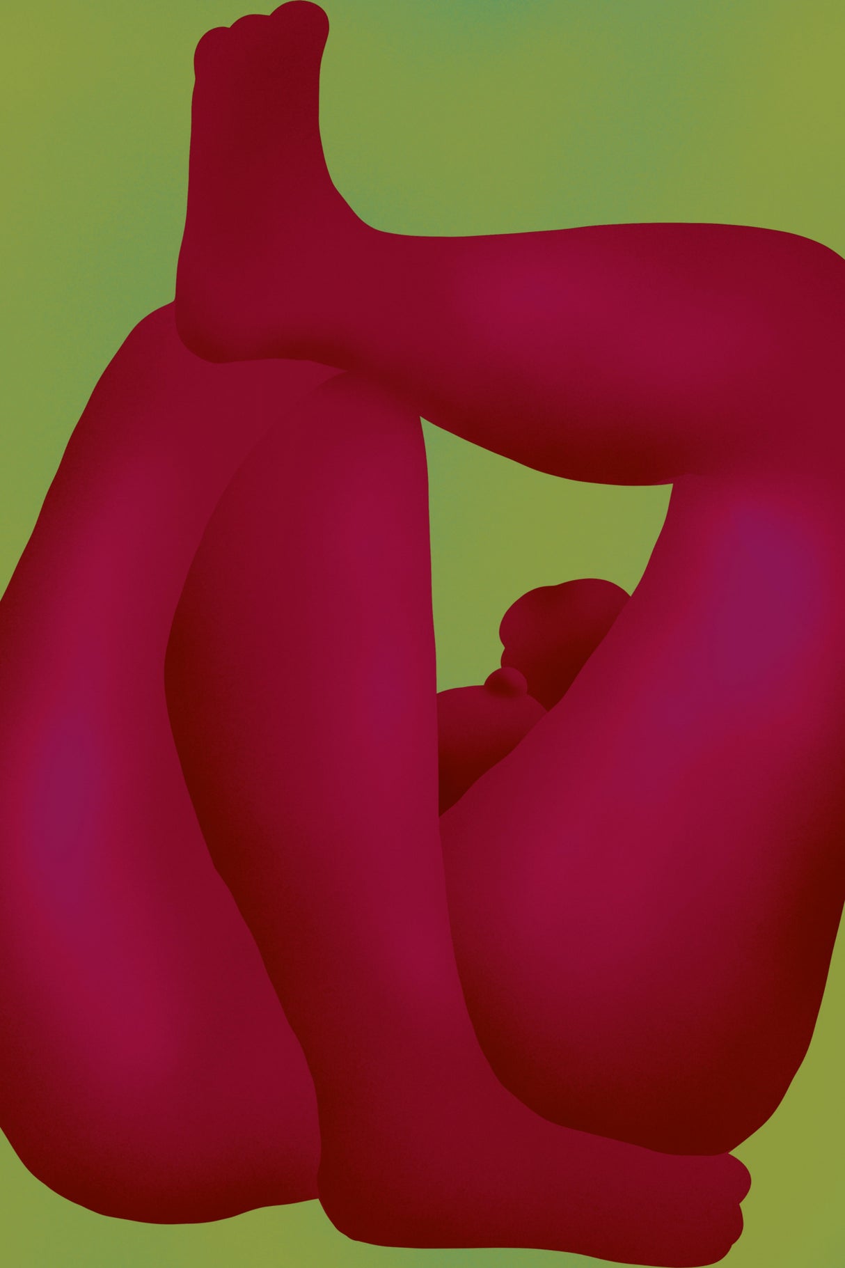 Color nude 05 Poster och Canvastavla
