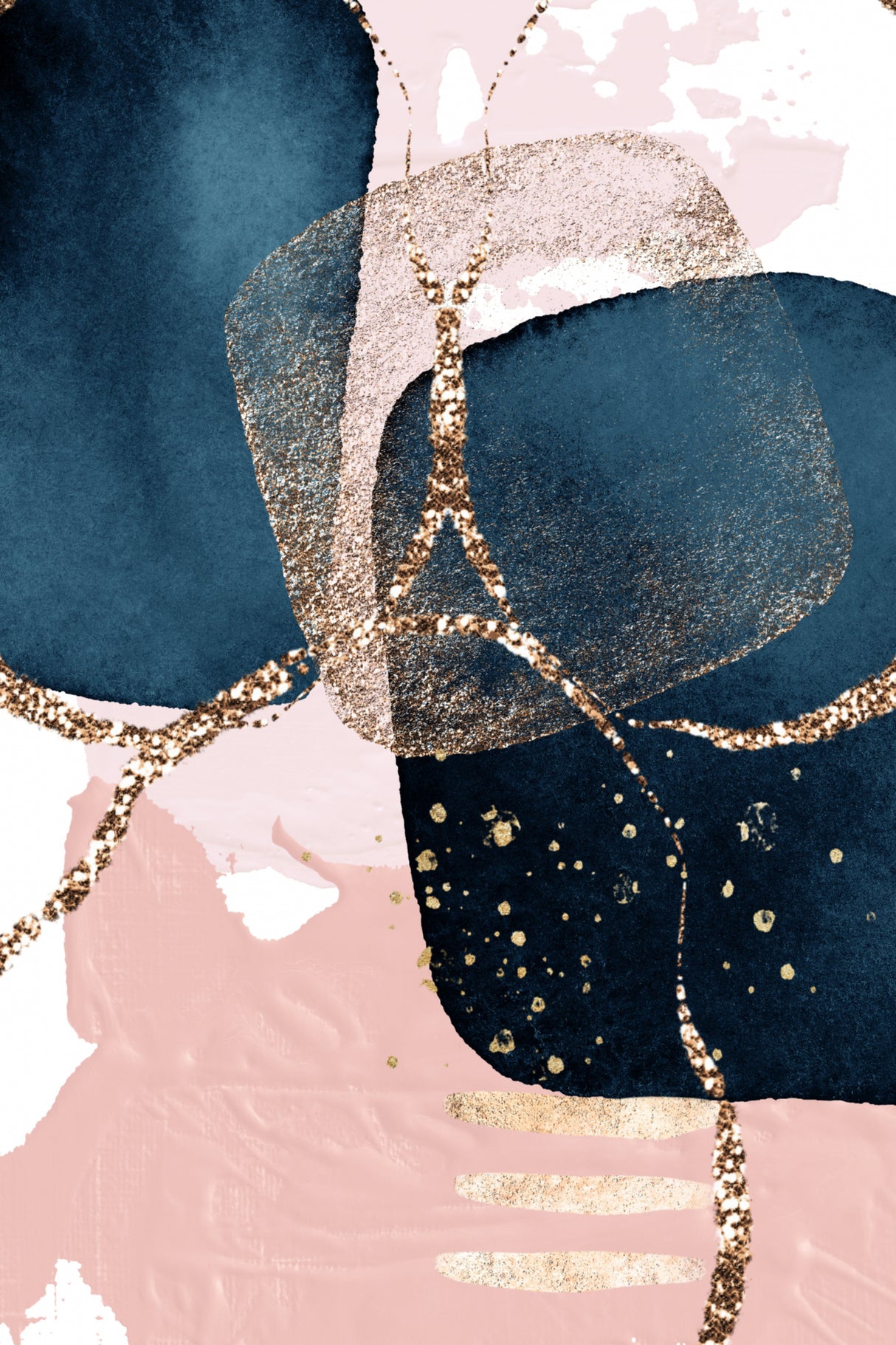 Fabulously Navy-3 Poster och Canvastavla