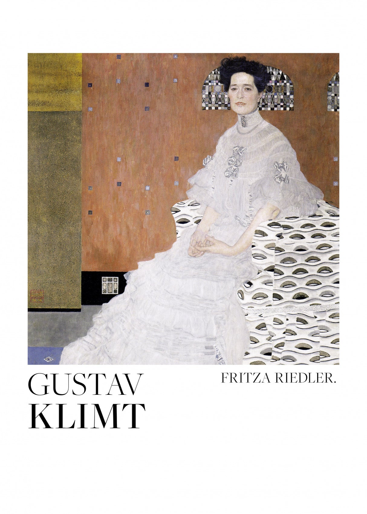 Bildnis Fritza Riedler (1906) Poster Poster och Canvastavla