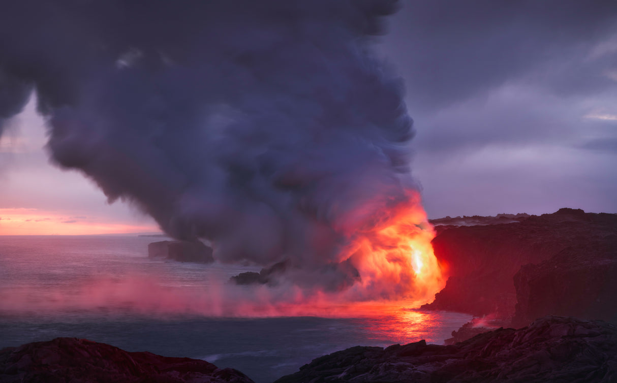 Kalapana Coast, Hawaii Poster och Canvastavla