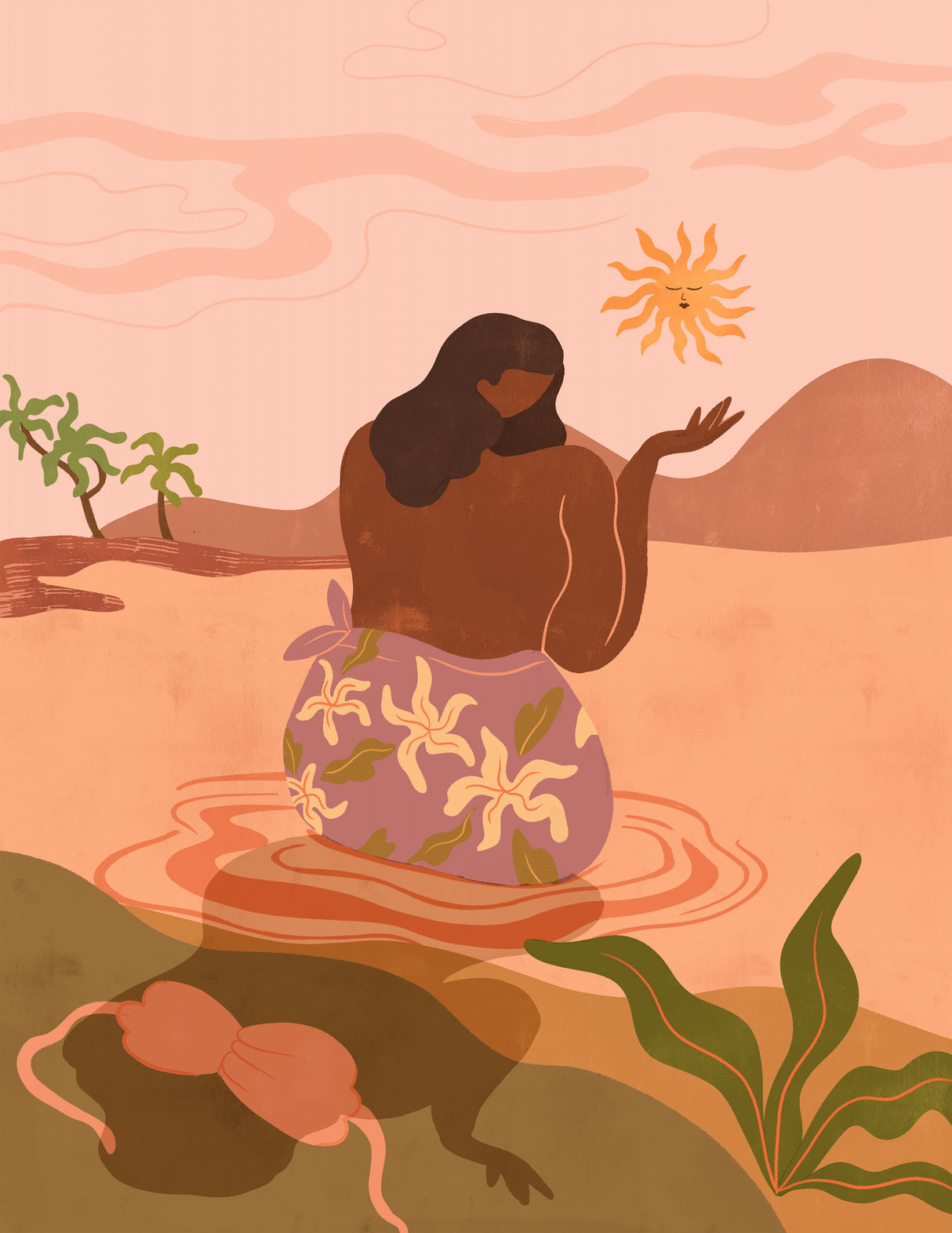 Sunset Poster och Canvastavla