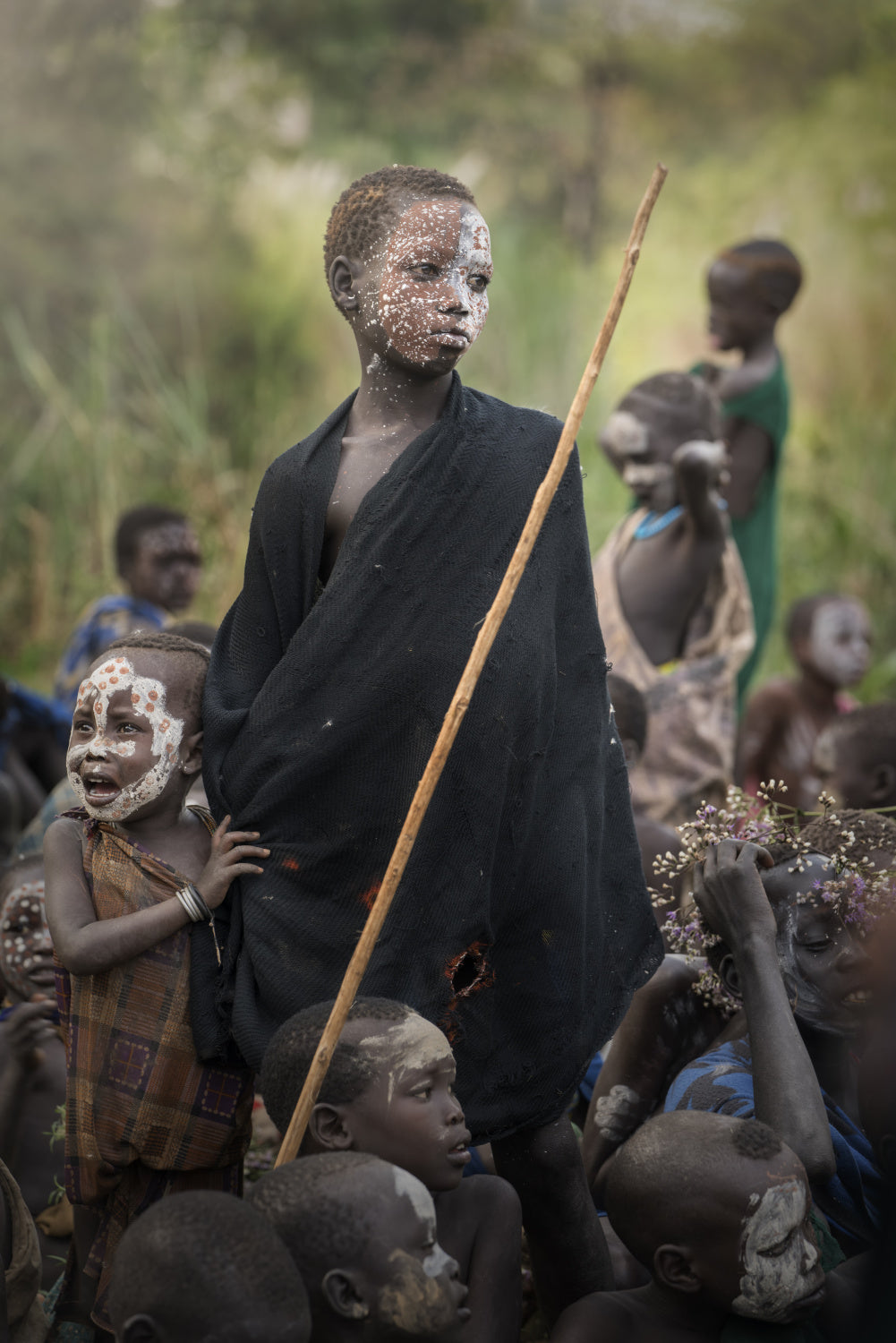 Ethiopian Suri tribes Poster och Canvastavla