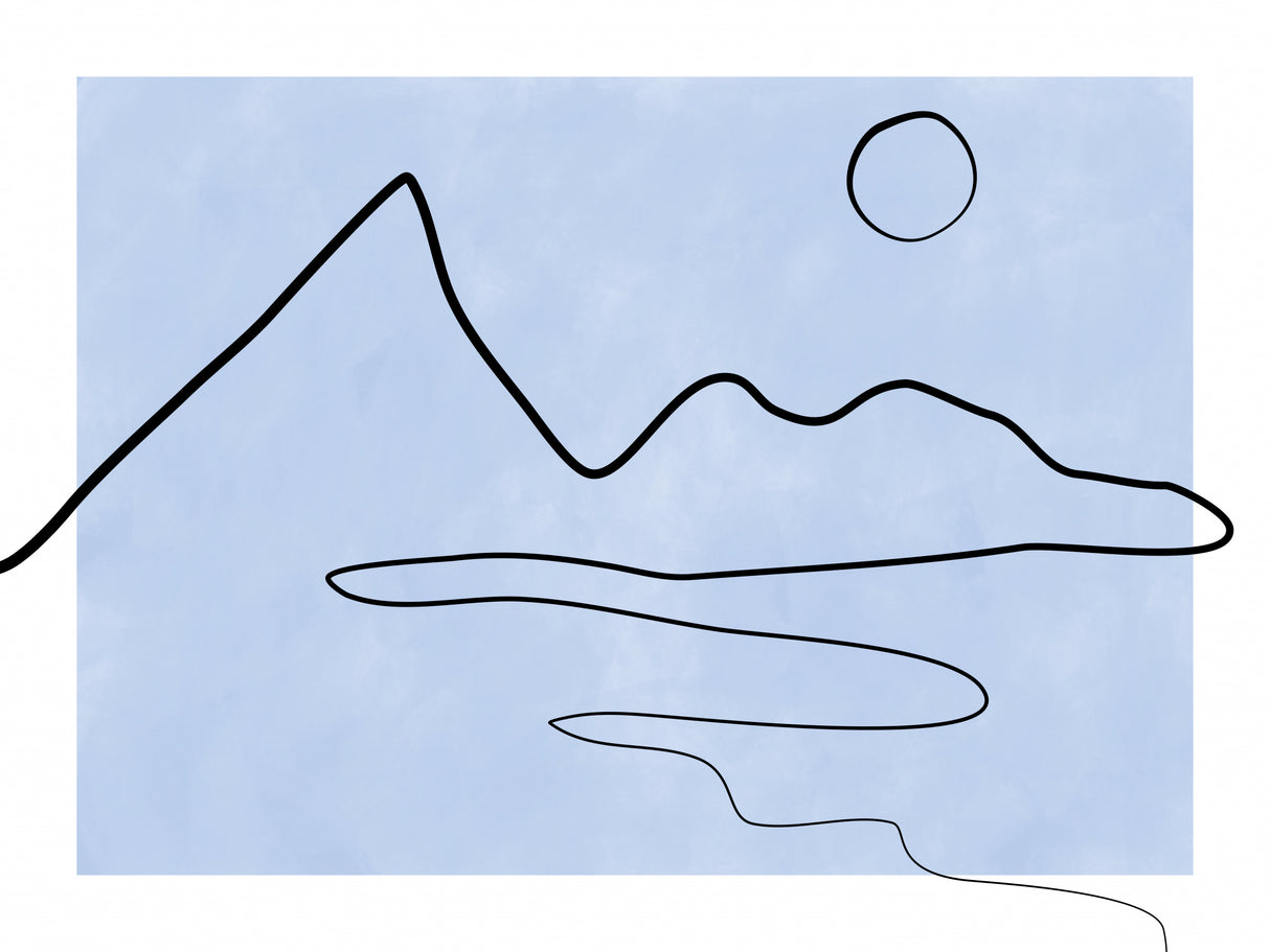 3x4 Aspectratio Indigo43 Poster och Canvastavla