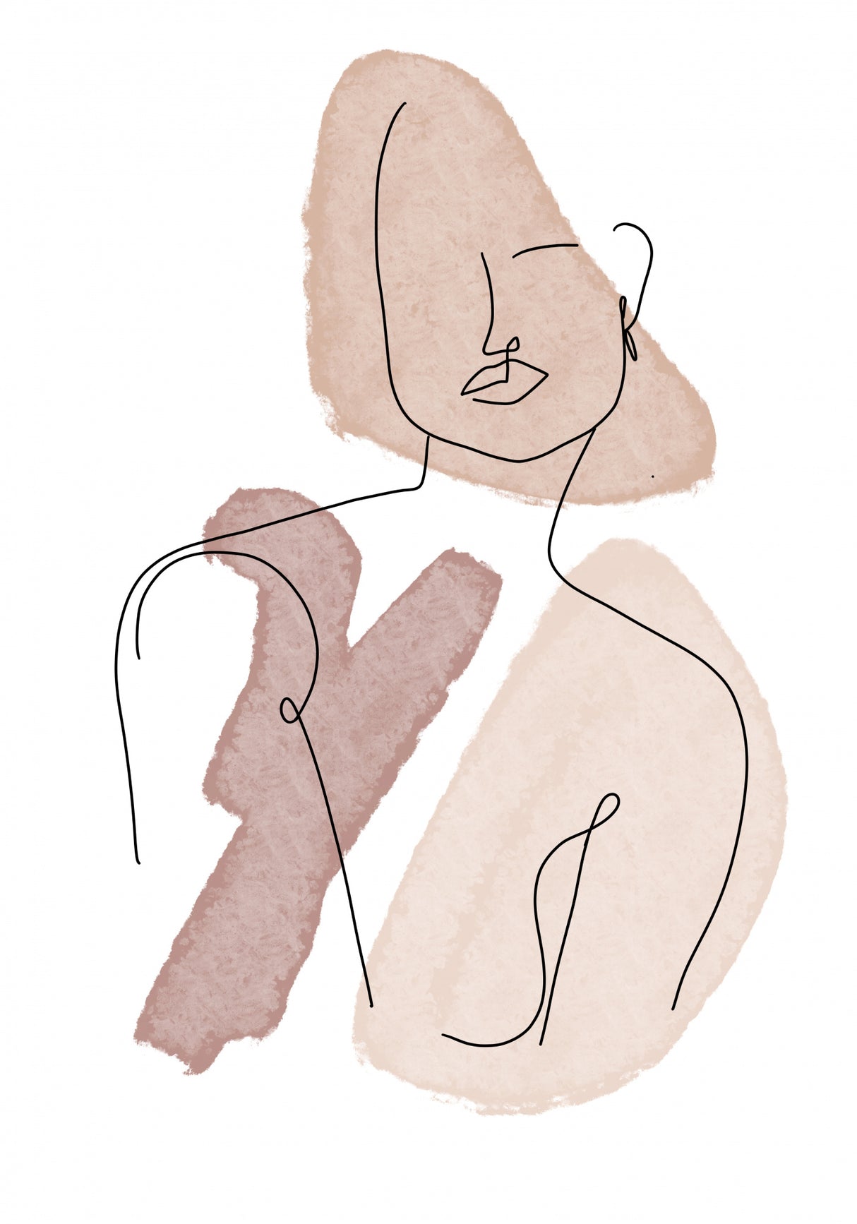 Woman Poster och Canvastavla