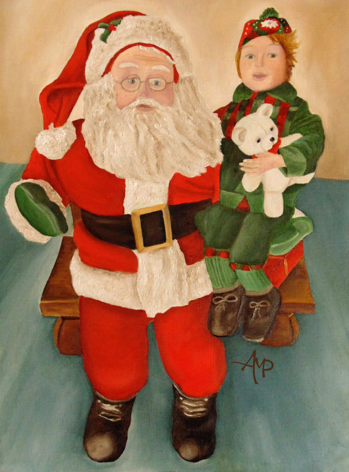 Ask Santa Poster och Canvastavla