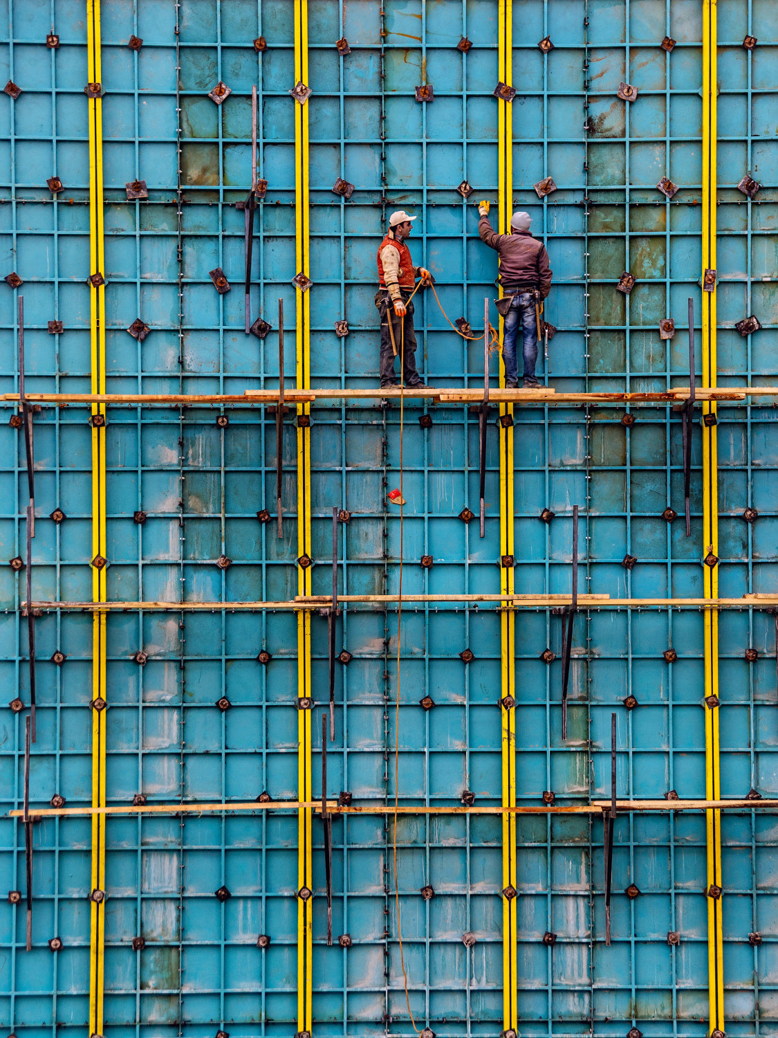Construction worker Poster och Canvastavla