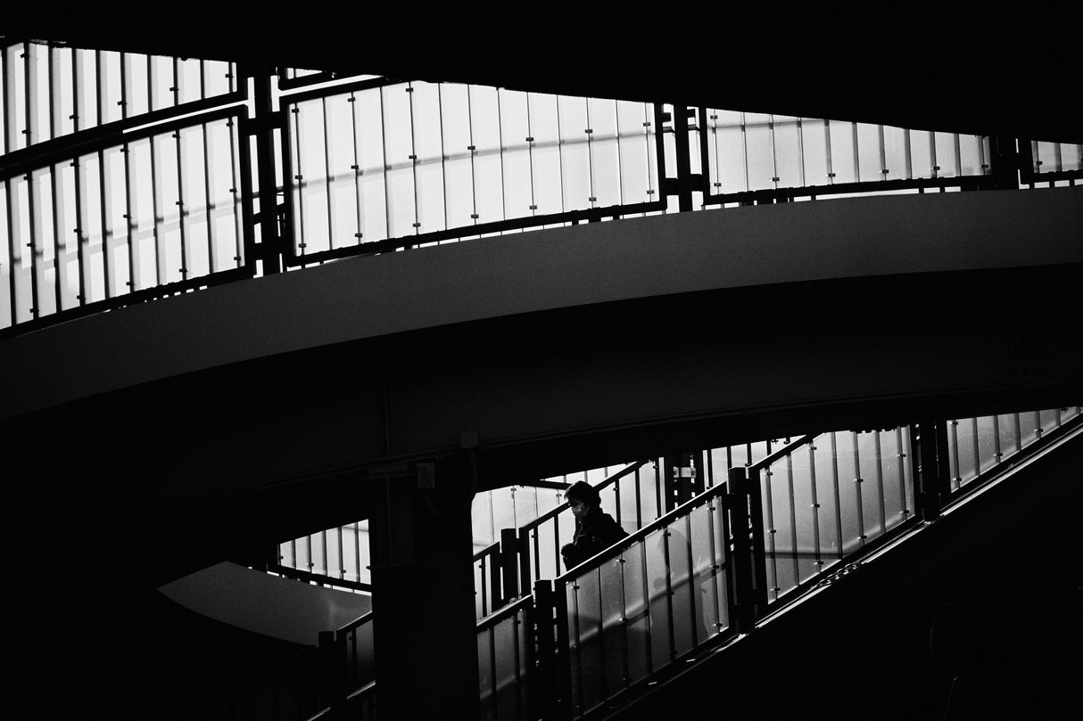Stairs in the stairs Poster och Canvastavla