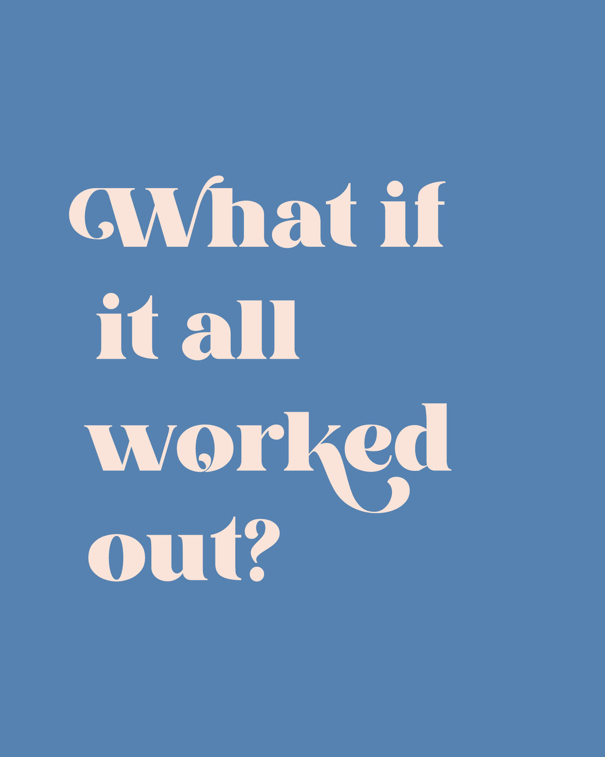 All Worked Out Poster och Canvastavla