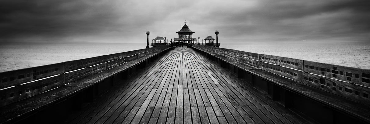 Clevedon Pier Poster och Canvastavla