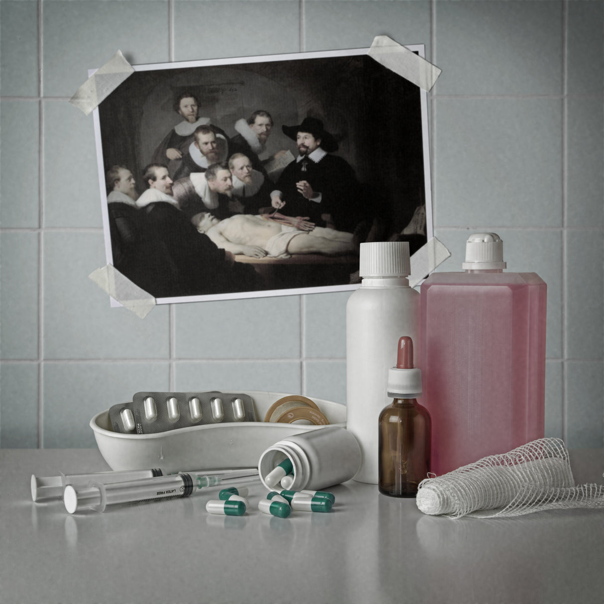 Still life 11 rembrandt Poster och Canvastavla