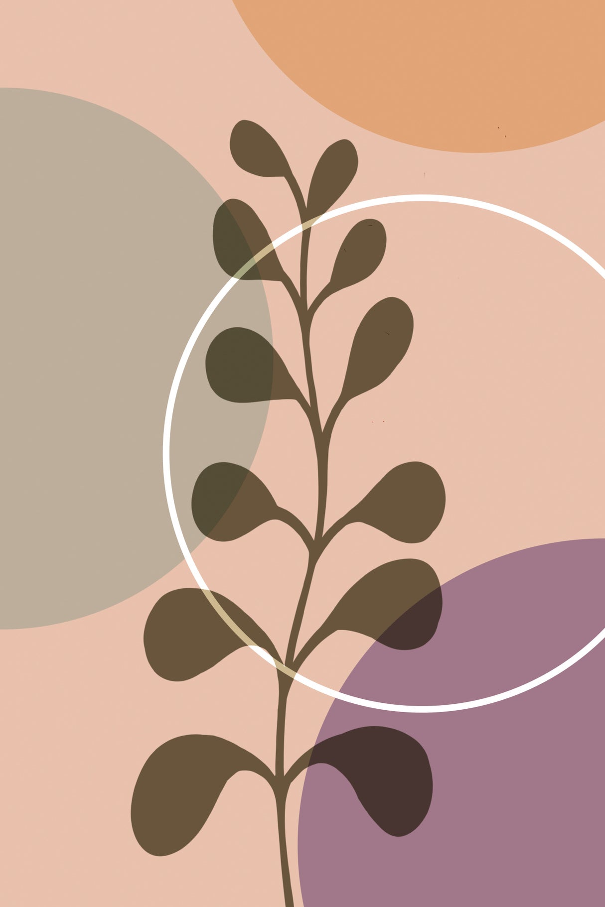 Abstract Autumn Ii Poster och Canvastavla