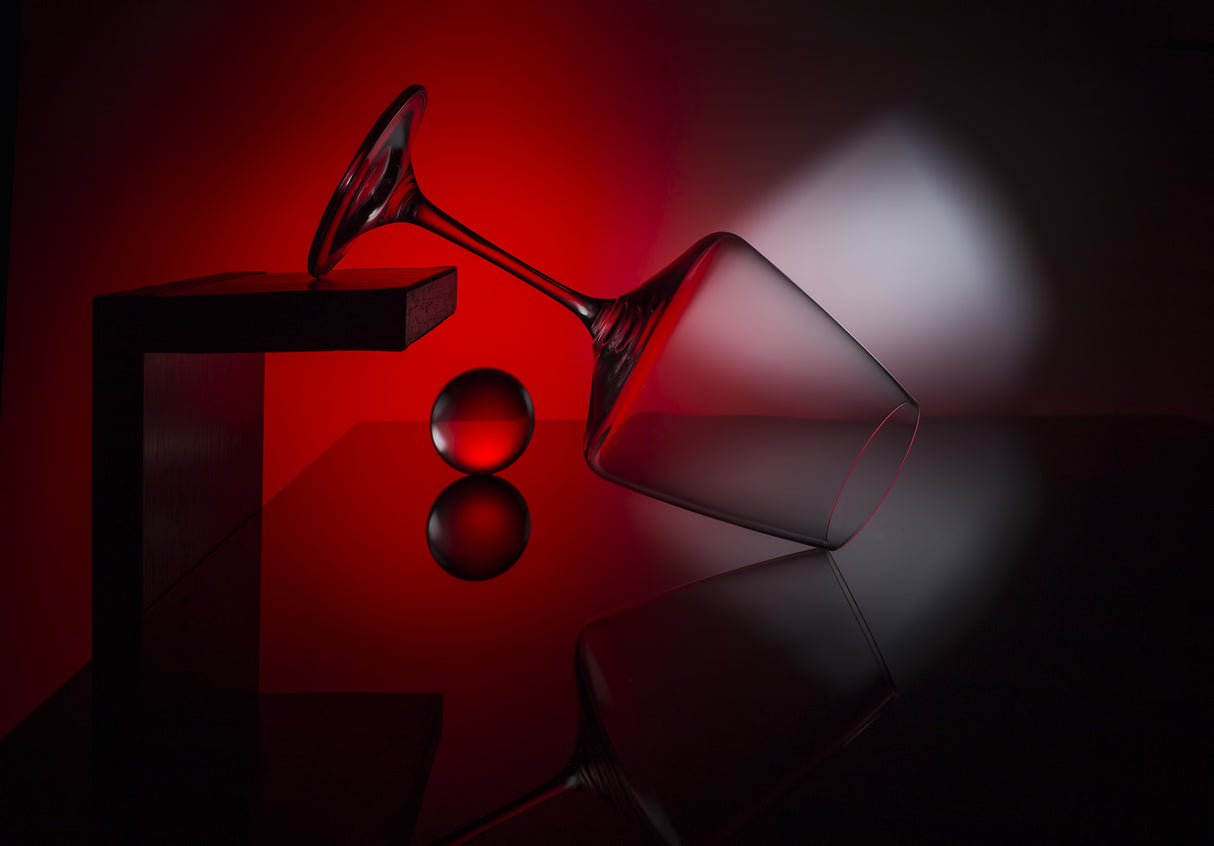 From the series "Experiments with glass" Poster och Canvastavla