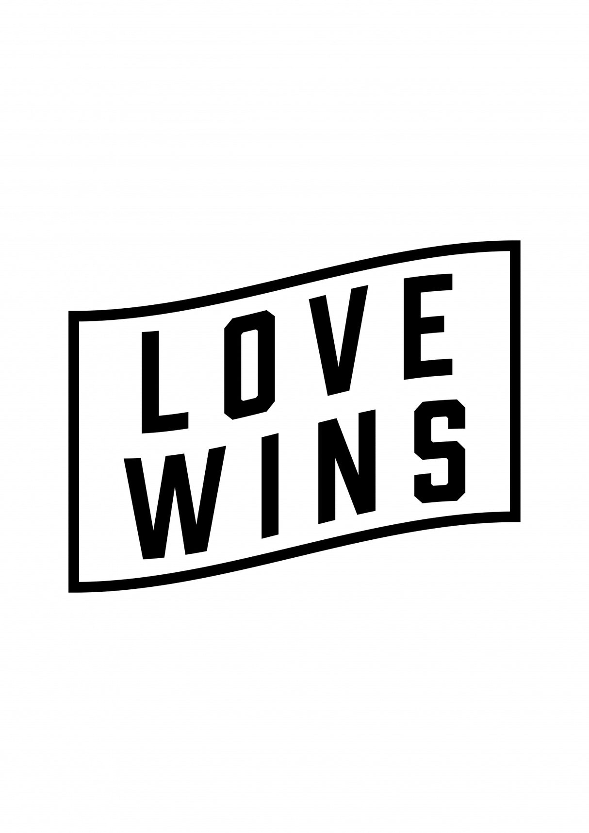 Love Wins Poster och Canvastavla