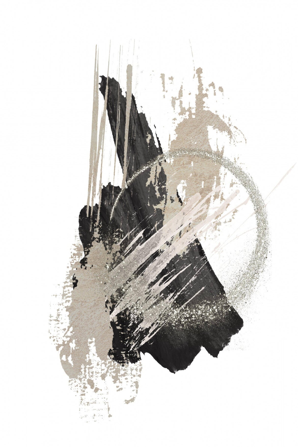 Black N Silver 1 Poster och Canvastavla