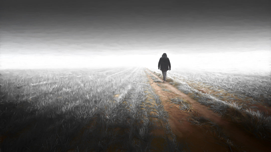 Winter walk Poster och Canvastavla